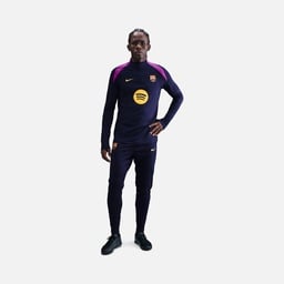 Nike Fc Barcelona Dri-fit Strike Drill Top Uzun Kollu Erkek Tişört