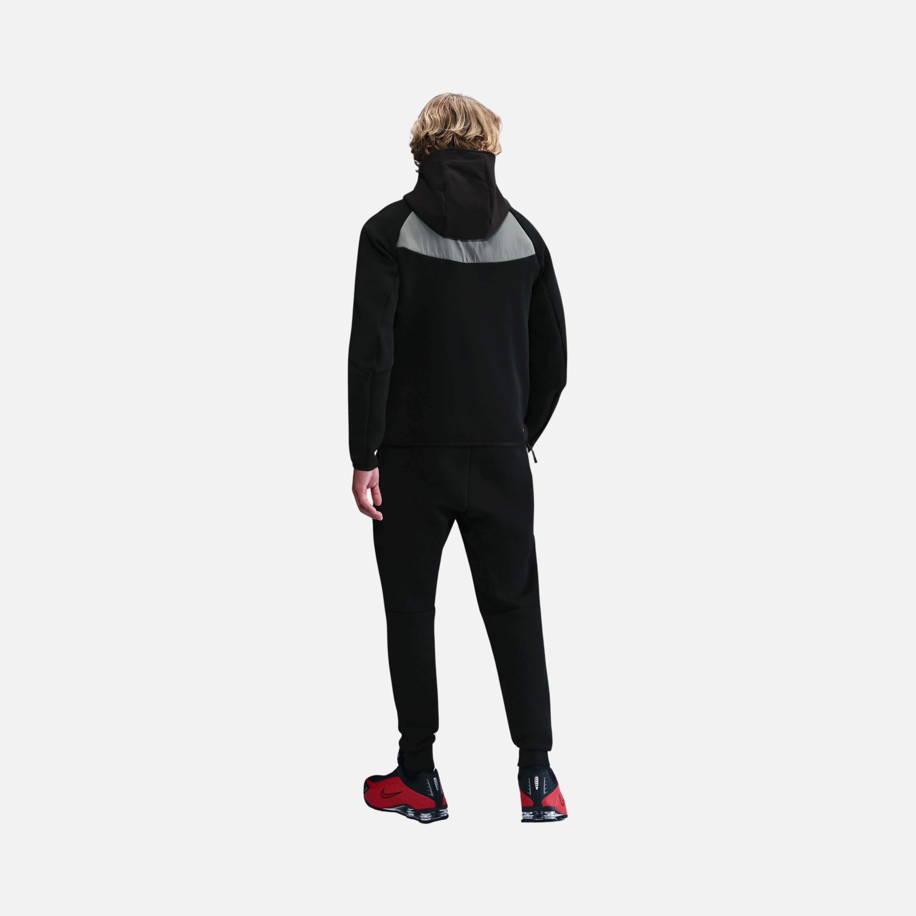 Nike M Tech Fleece Mix Wr Hoodie Erkek Ceket | Barçın