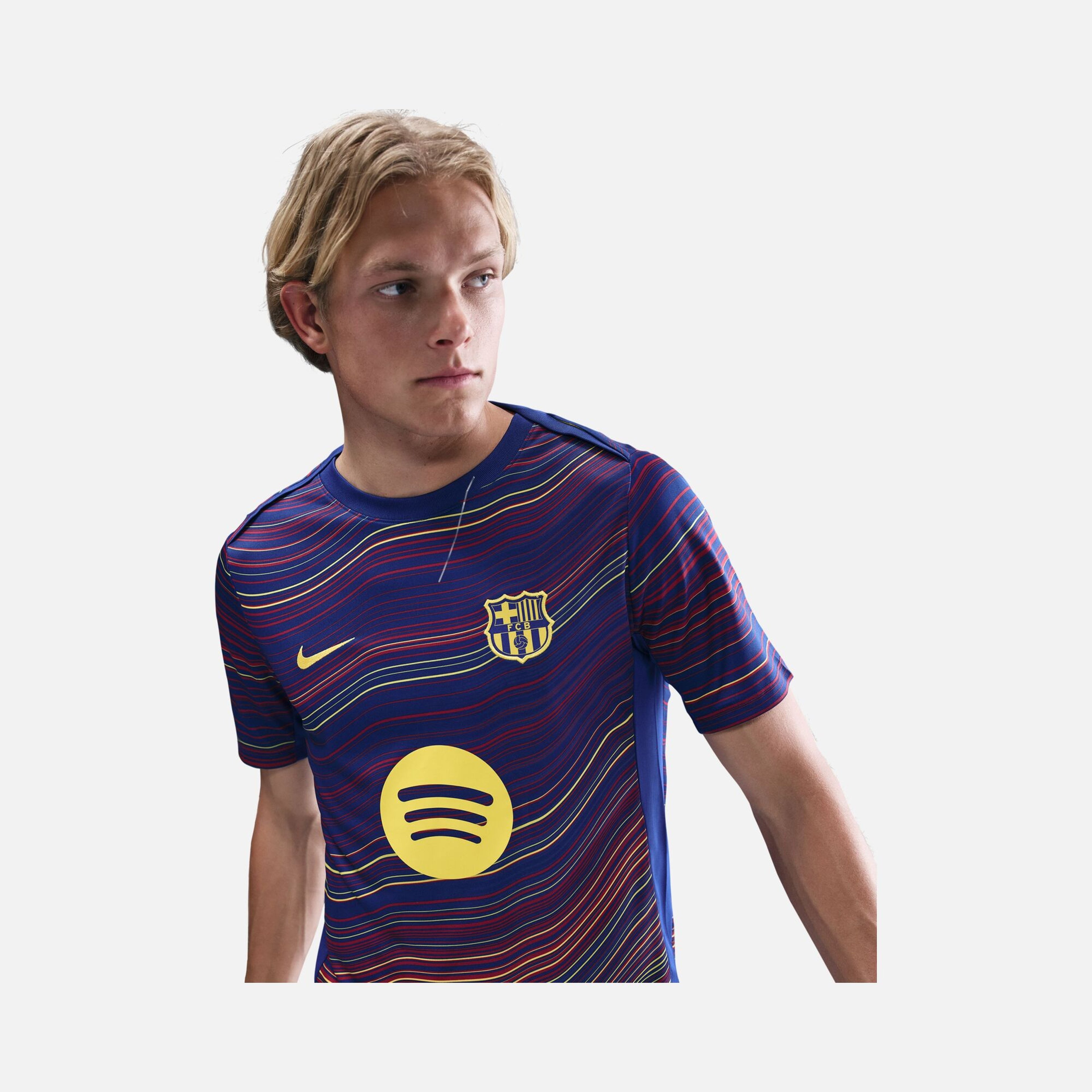 Nike Fc Barcelona Mnk Df Academy Ss Top Erkek Tişört