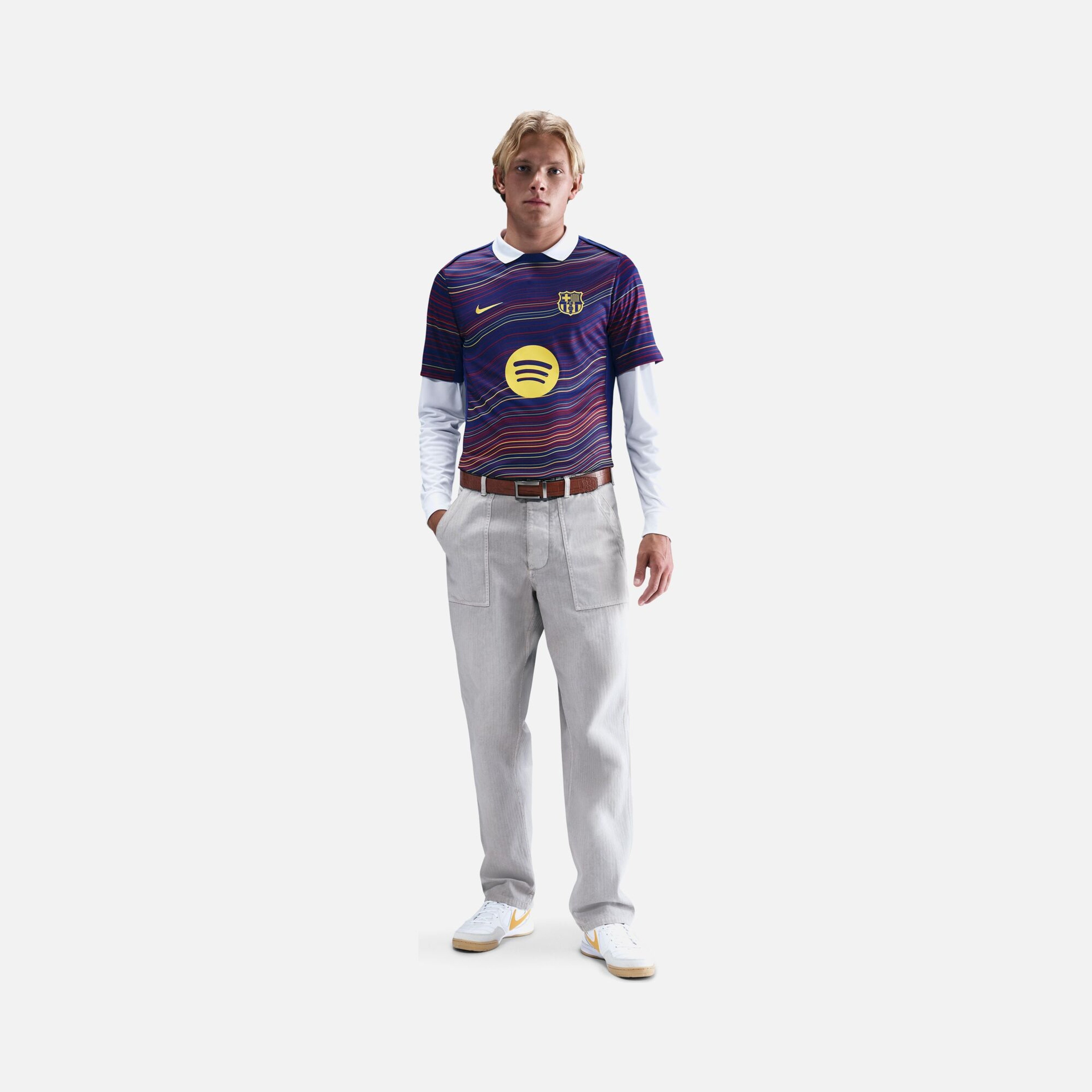 Nike Fc Barcelona Mnk Df Academy Ss Top Erkek Tişört
