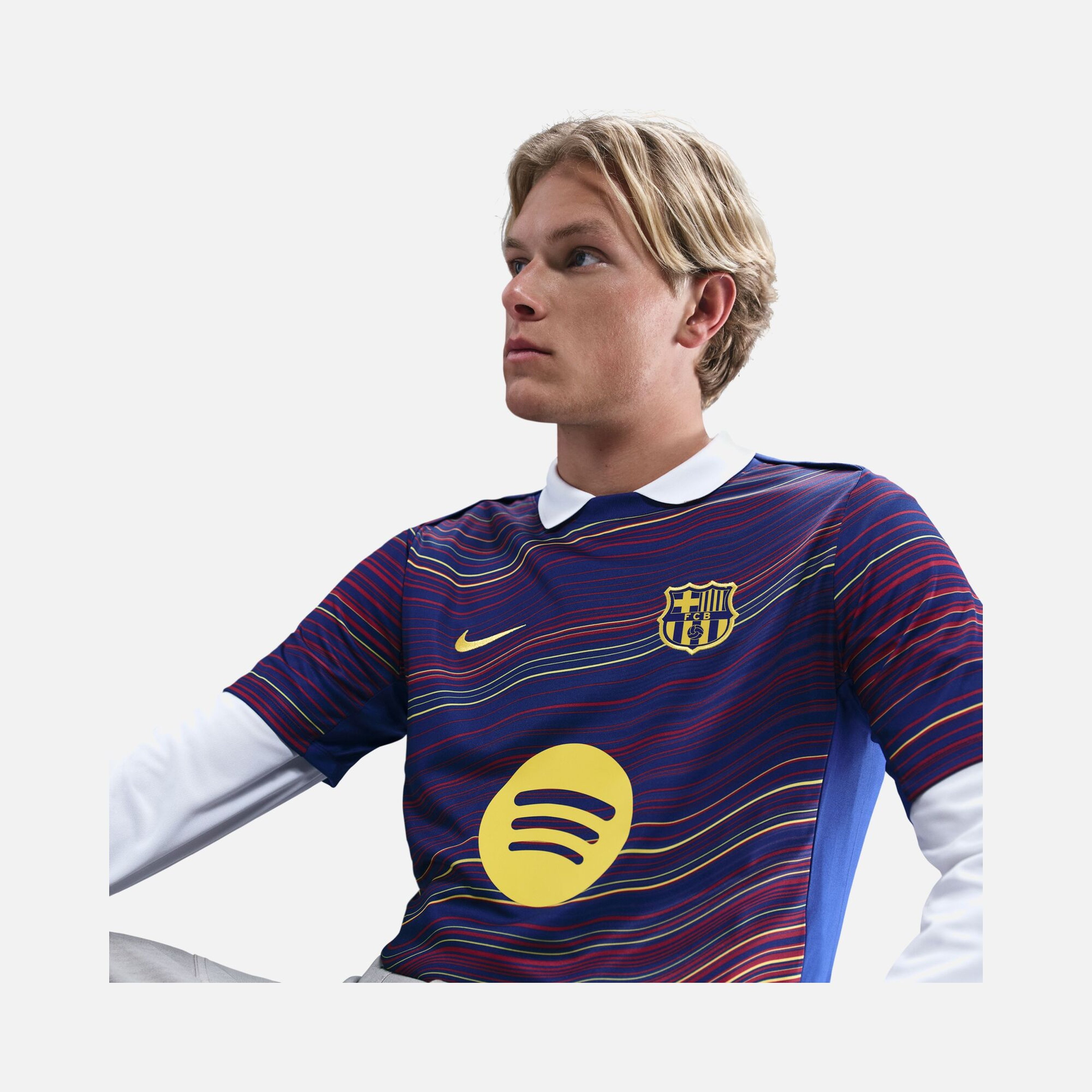 Nike Fc Barcelona Mnk Df Academy Ss Top Erkek Tişört