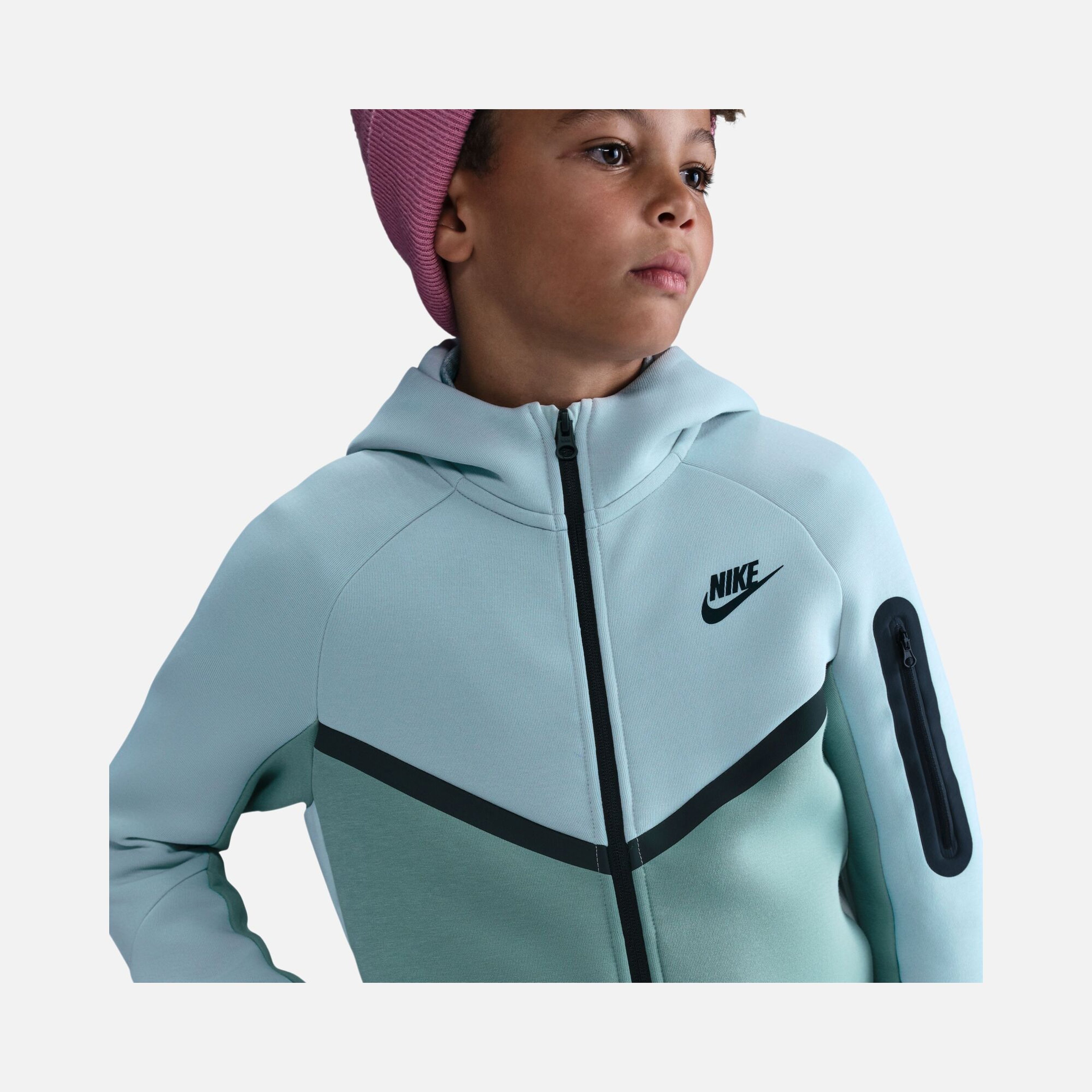 Nike Sportswear Smooth Tech Fleece Full-Zip Hooded Çocuk Ceket