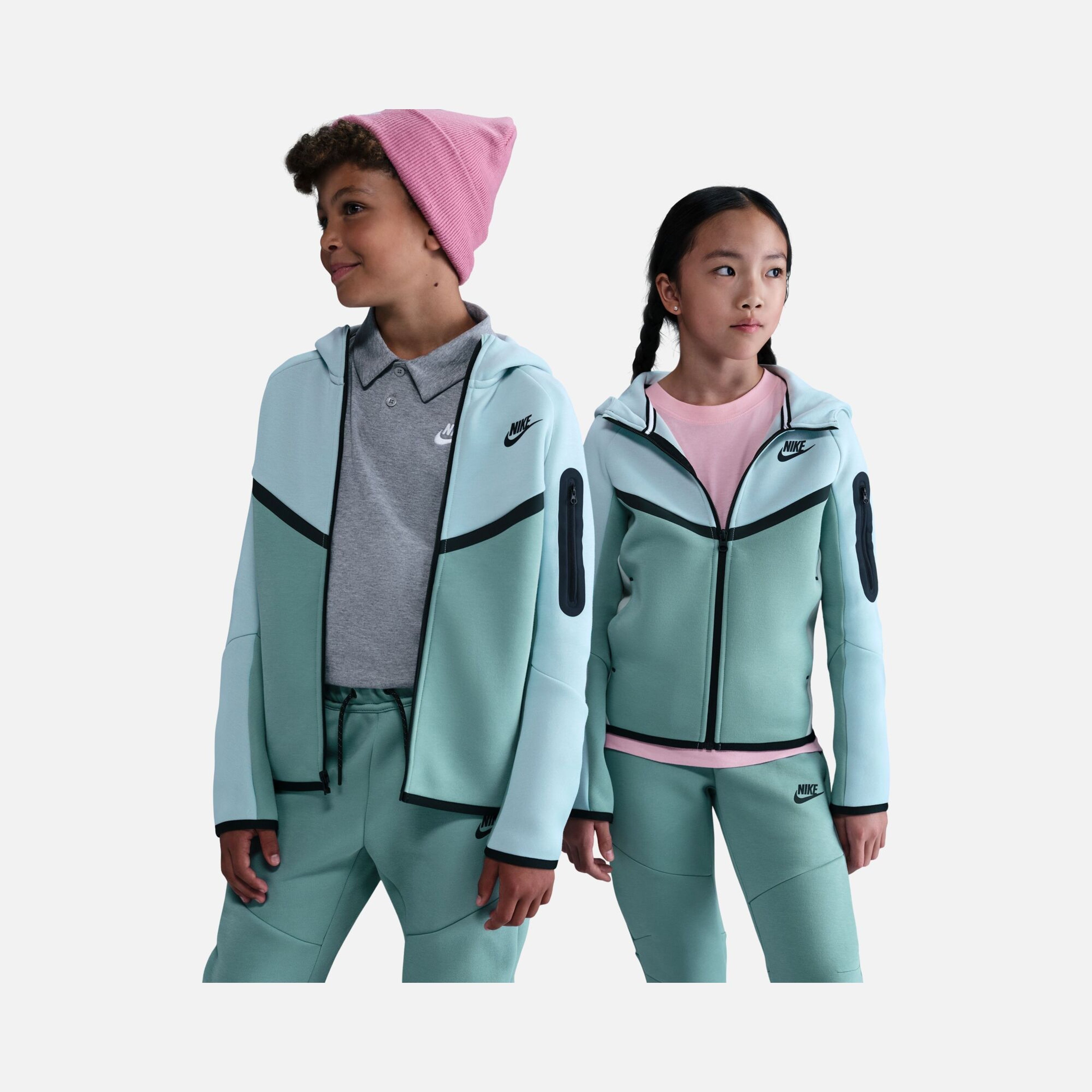 Nike Sportswear Smooth Tech Fleece Full-Zip Hooded Çocuk Ceket
