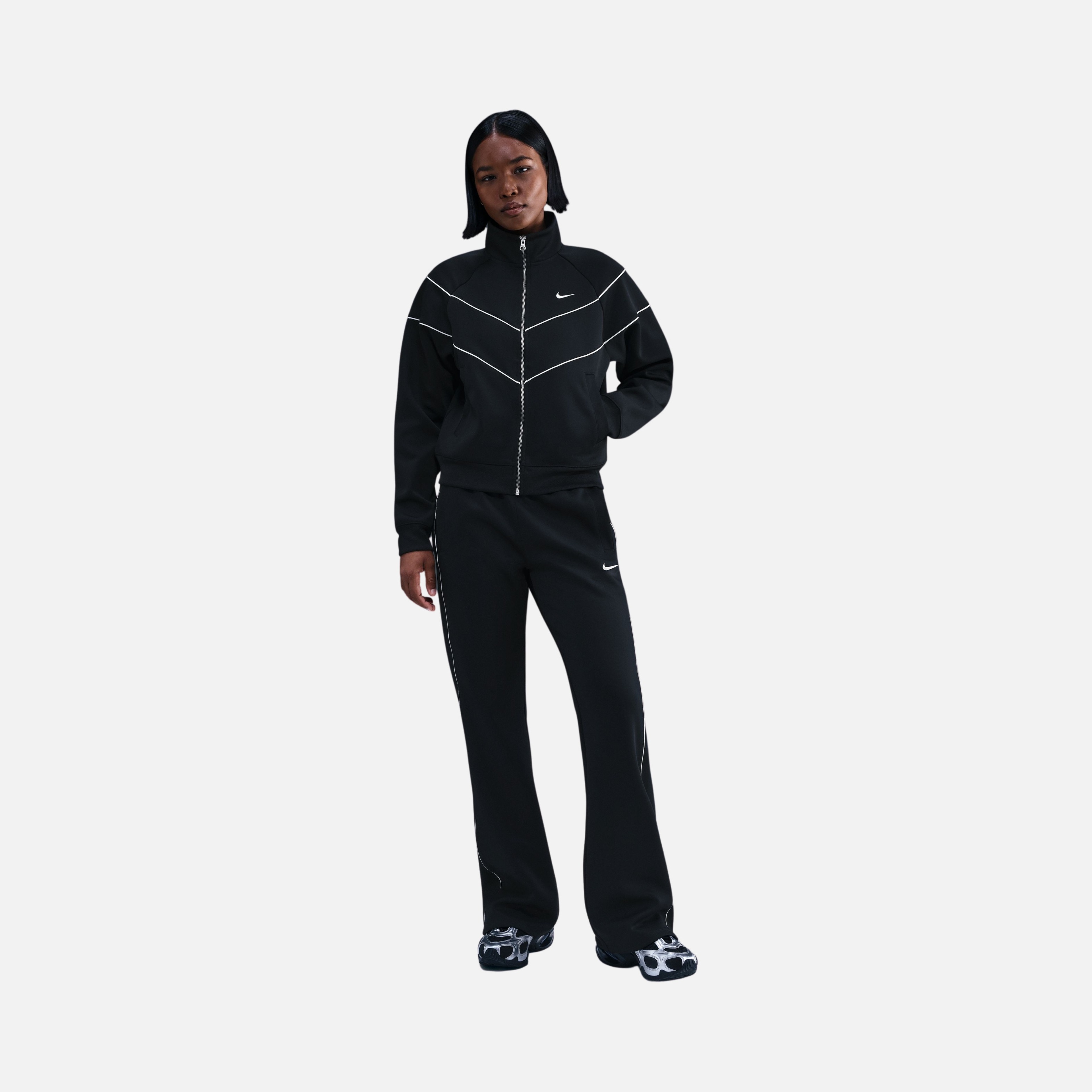 Nike Sportswear Essentials Windrunner Poly Knit Full-Zip Kadın Ceket