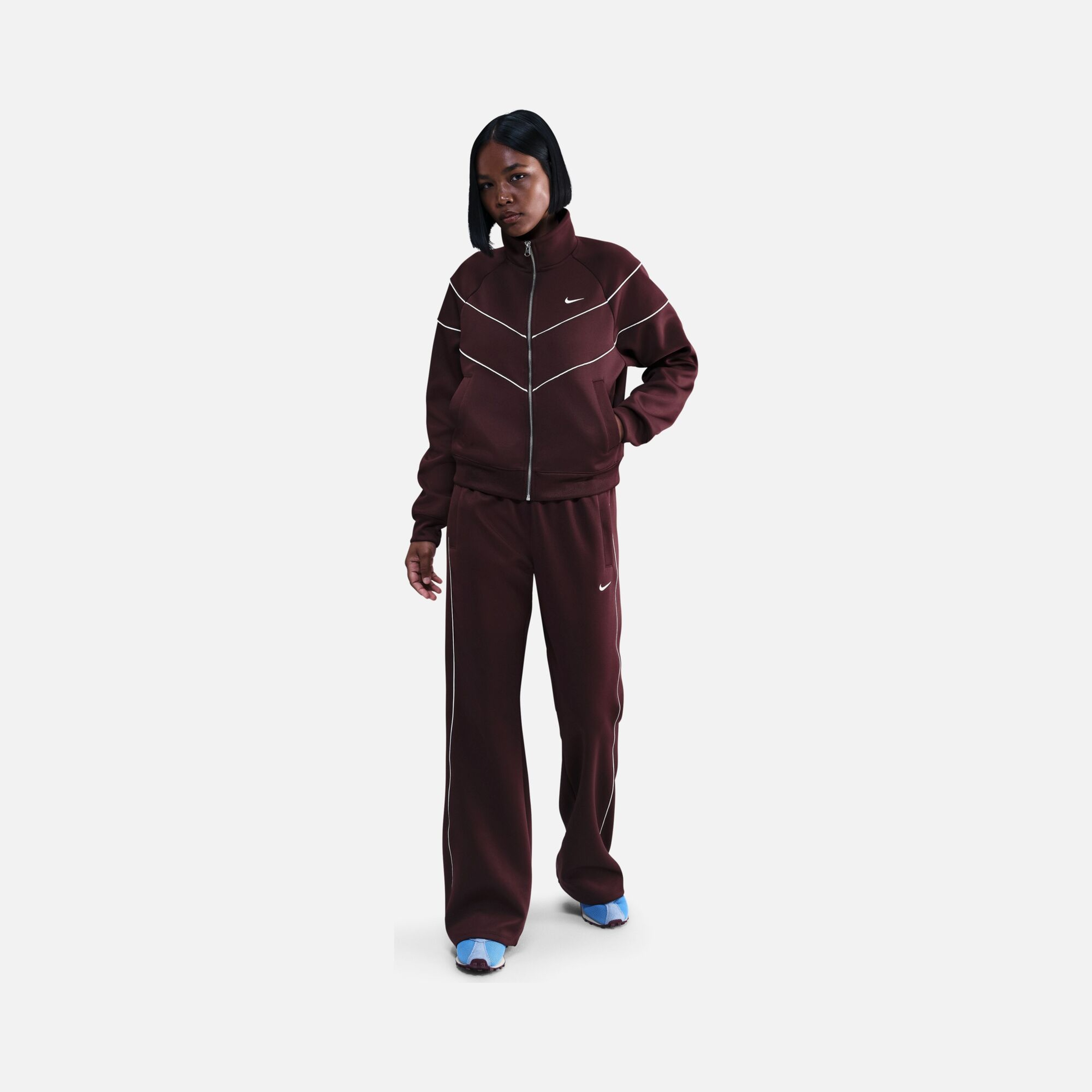Nike Sportswear Essentials Windrunner Poly Knit Full-Zip Kadın Ceket