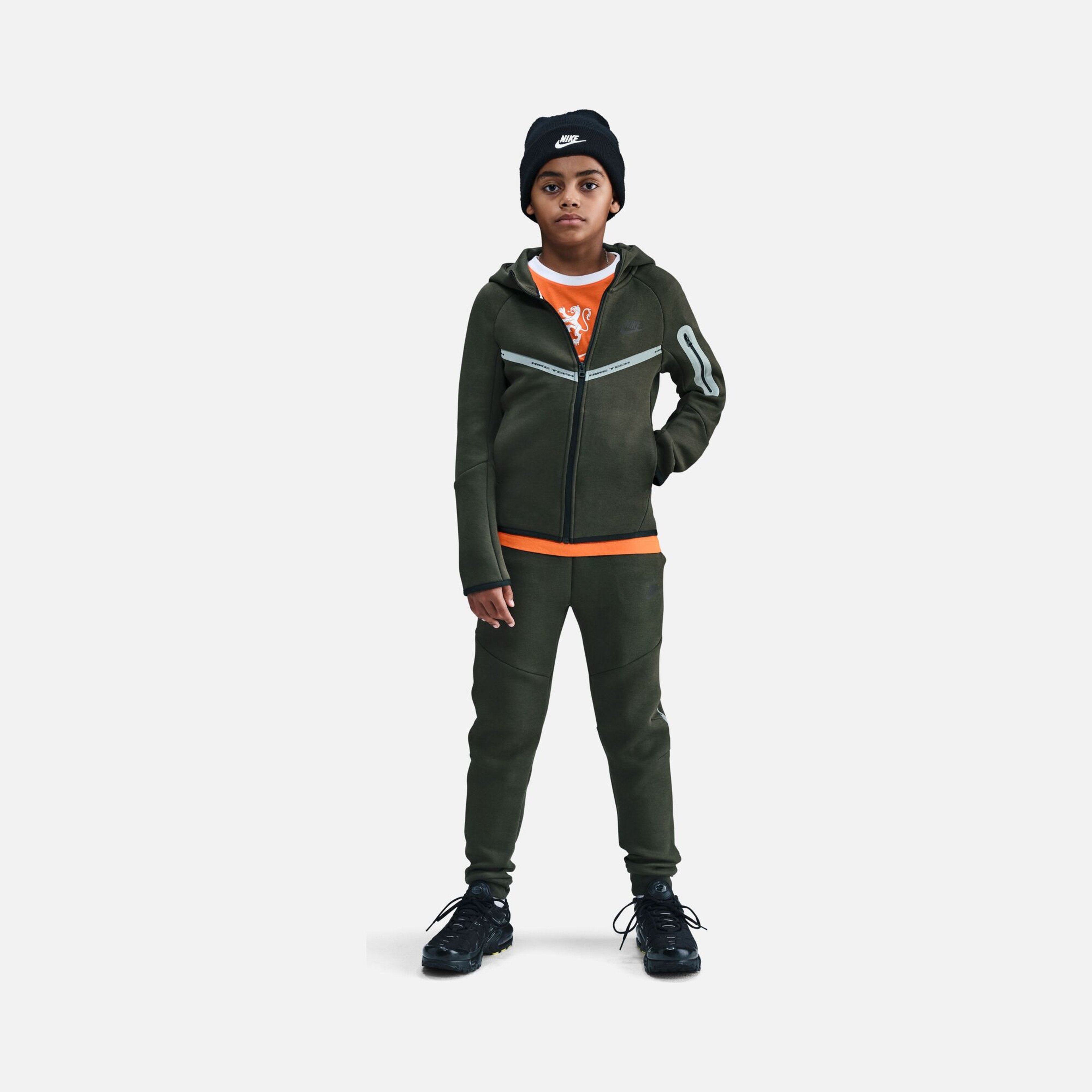 Nike B Nsw Tech Fleece Fz Reflect Çocuk Ceket