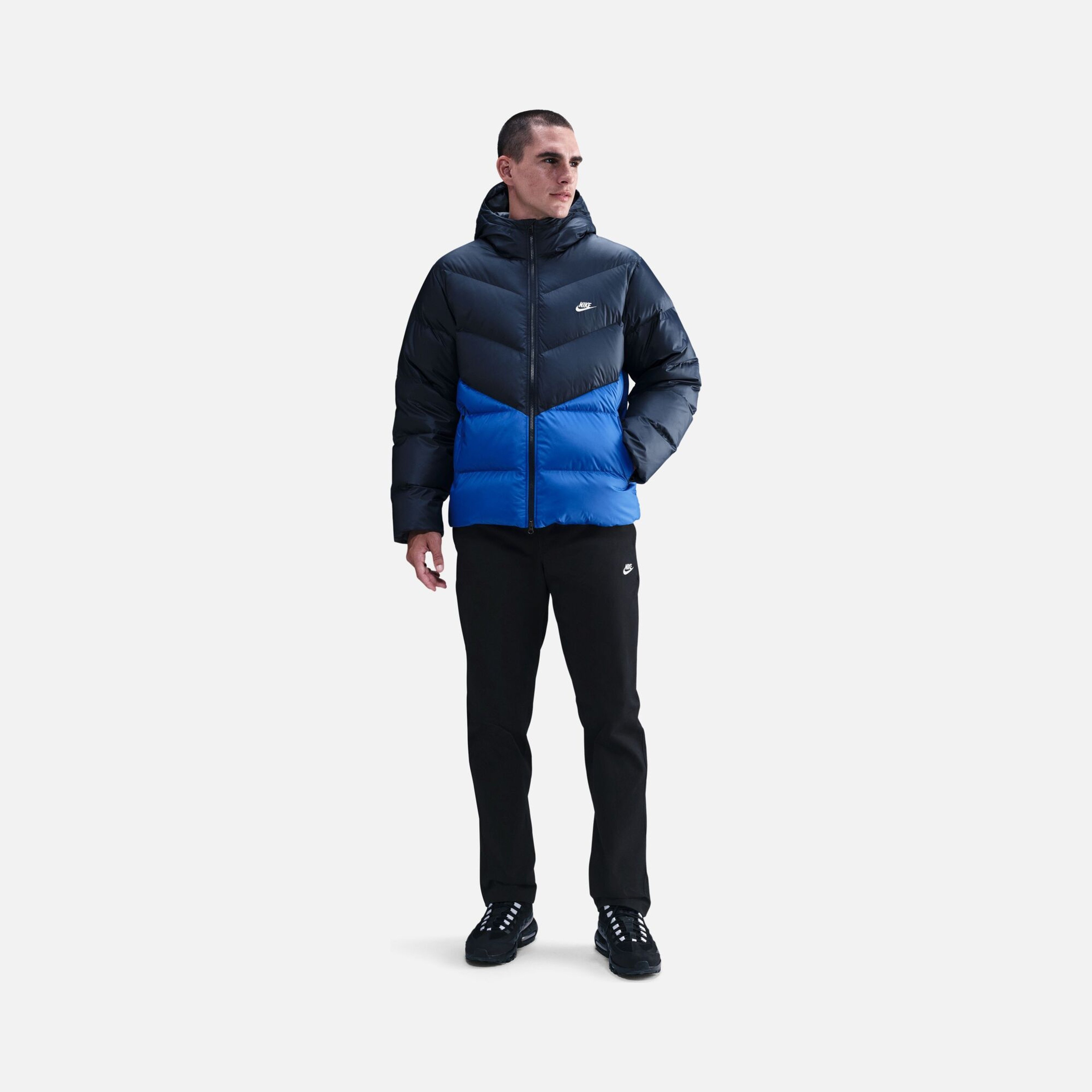 Nike Windrunner Stmnt Down Erkek Kapüşonlu Mont