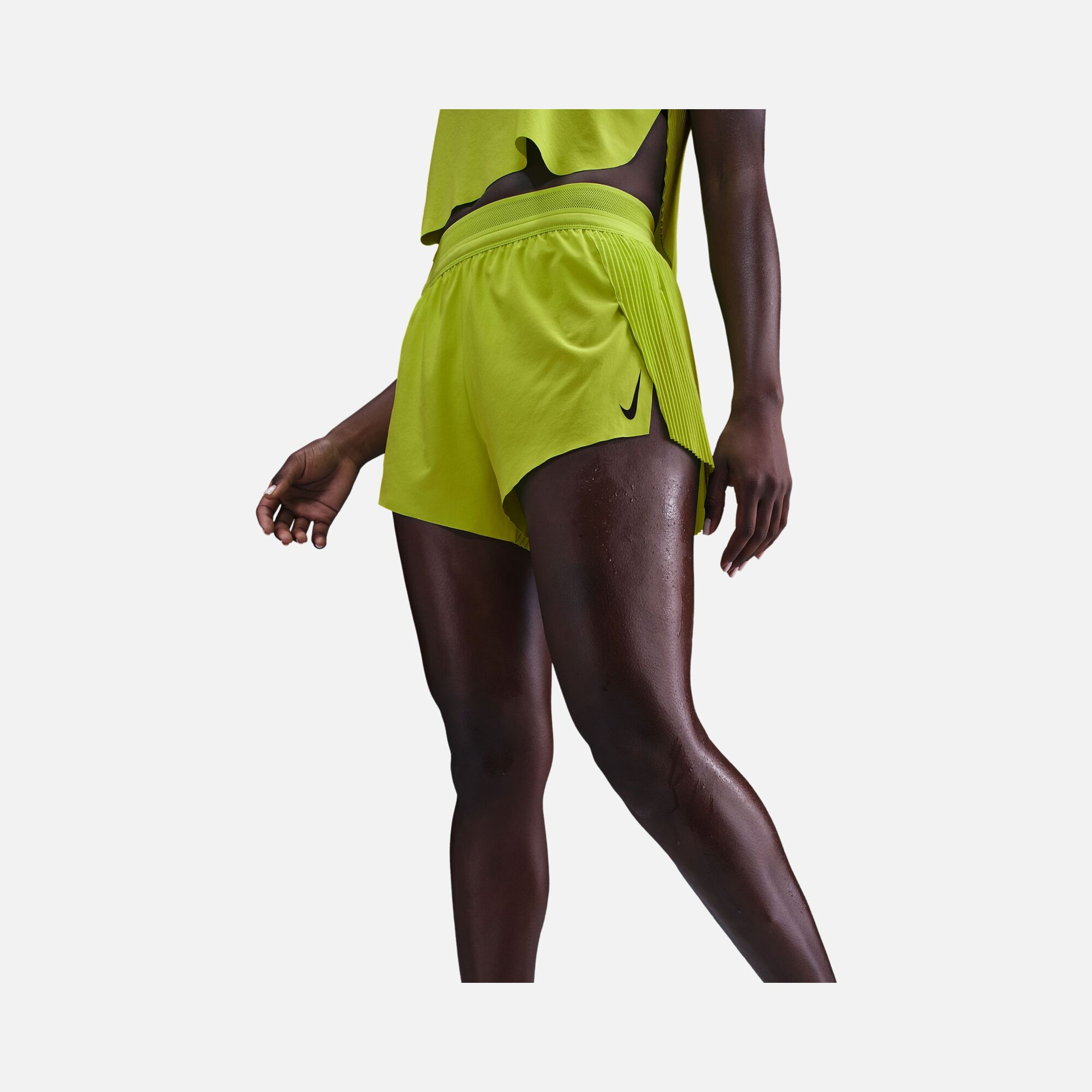 Nike AeroSwift Dri-Fit ADV Mid-Rise Brief-Lined 3" Running Kadın Şort