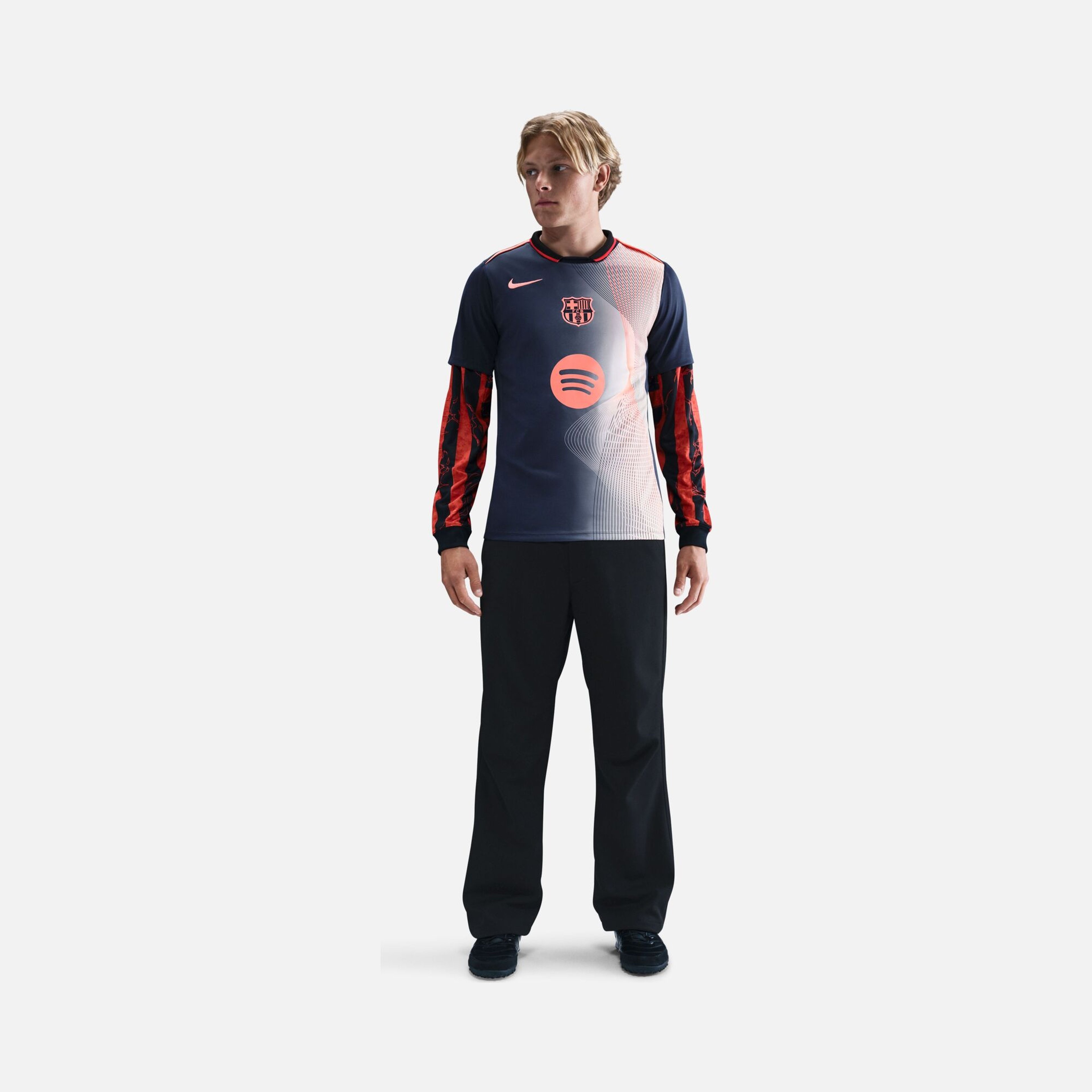 Nike Fc Barcelona Df Academy Ss Top Erkek Tişört