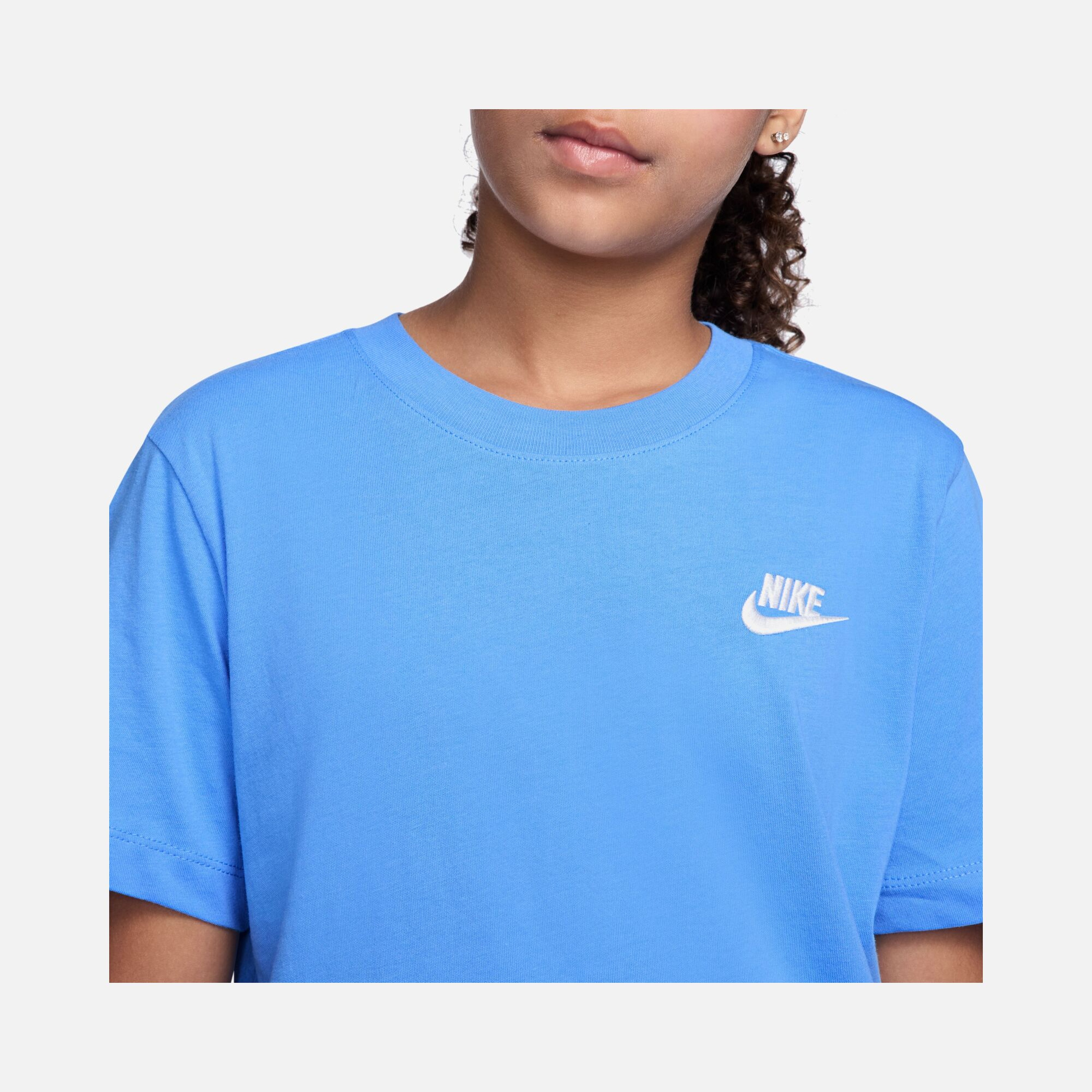 Nike Sportswear Embroidered Futura LBR Short-Sleeve Çocuk Tişört