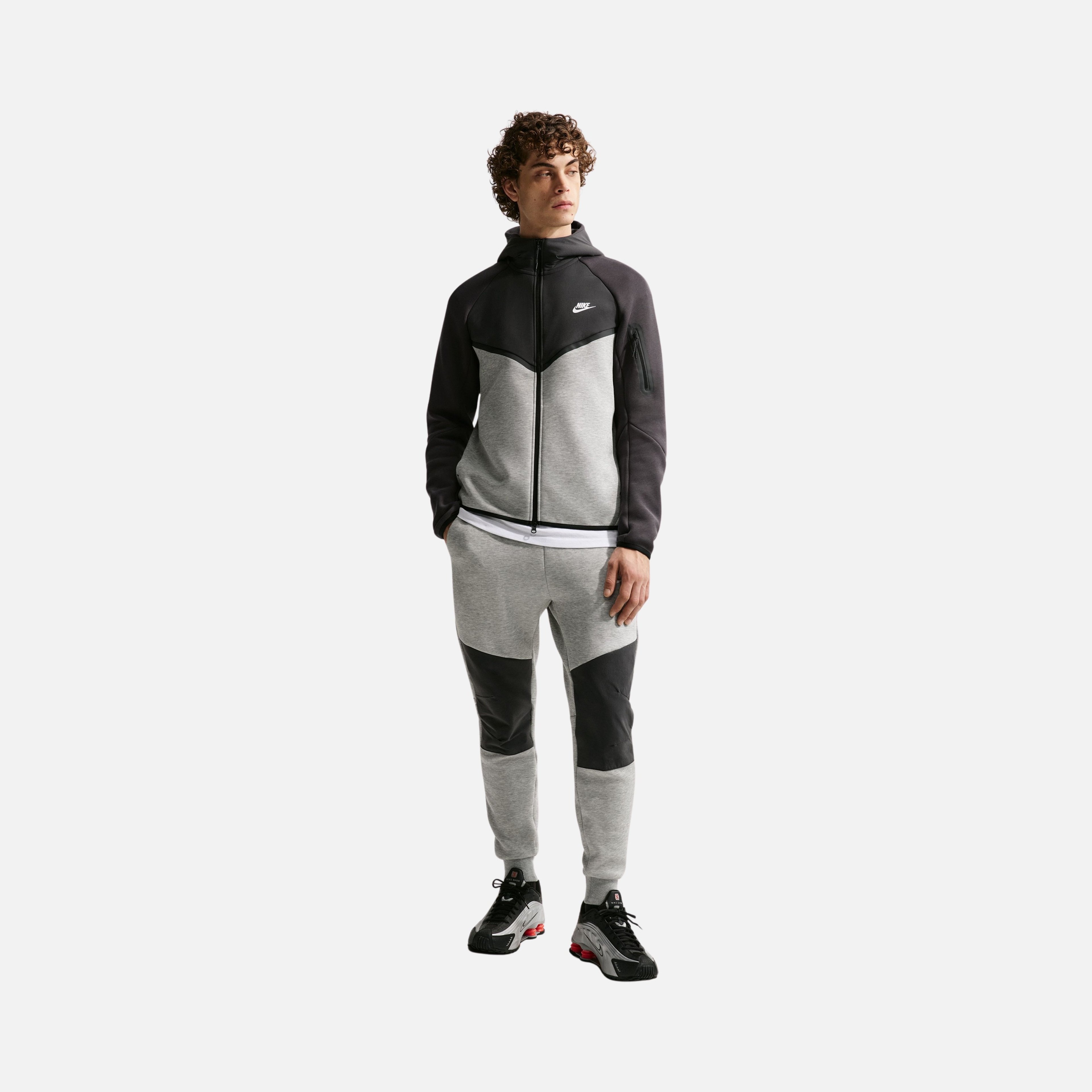 Nike M Tech Fleece Mix Wr Hoodie Erkek Ceket