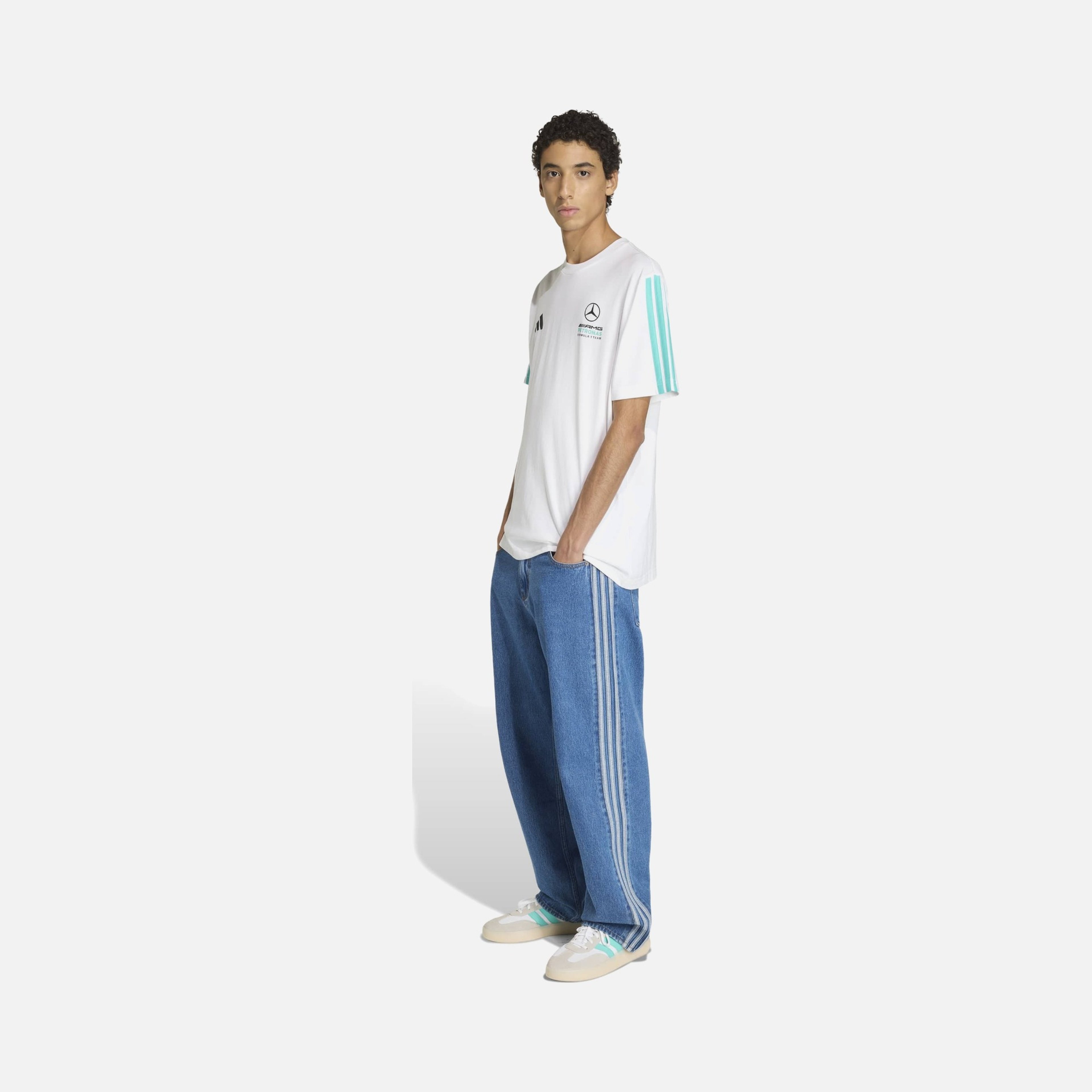 adidas Mercedes Dna Tee M Erkek Tişört
