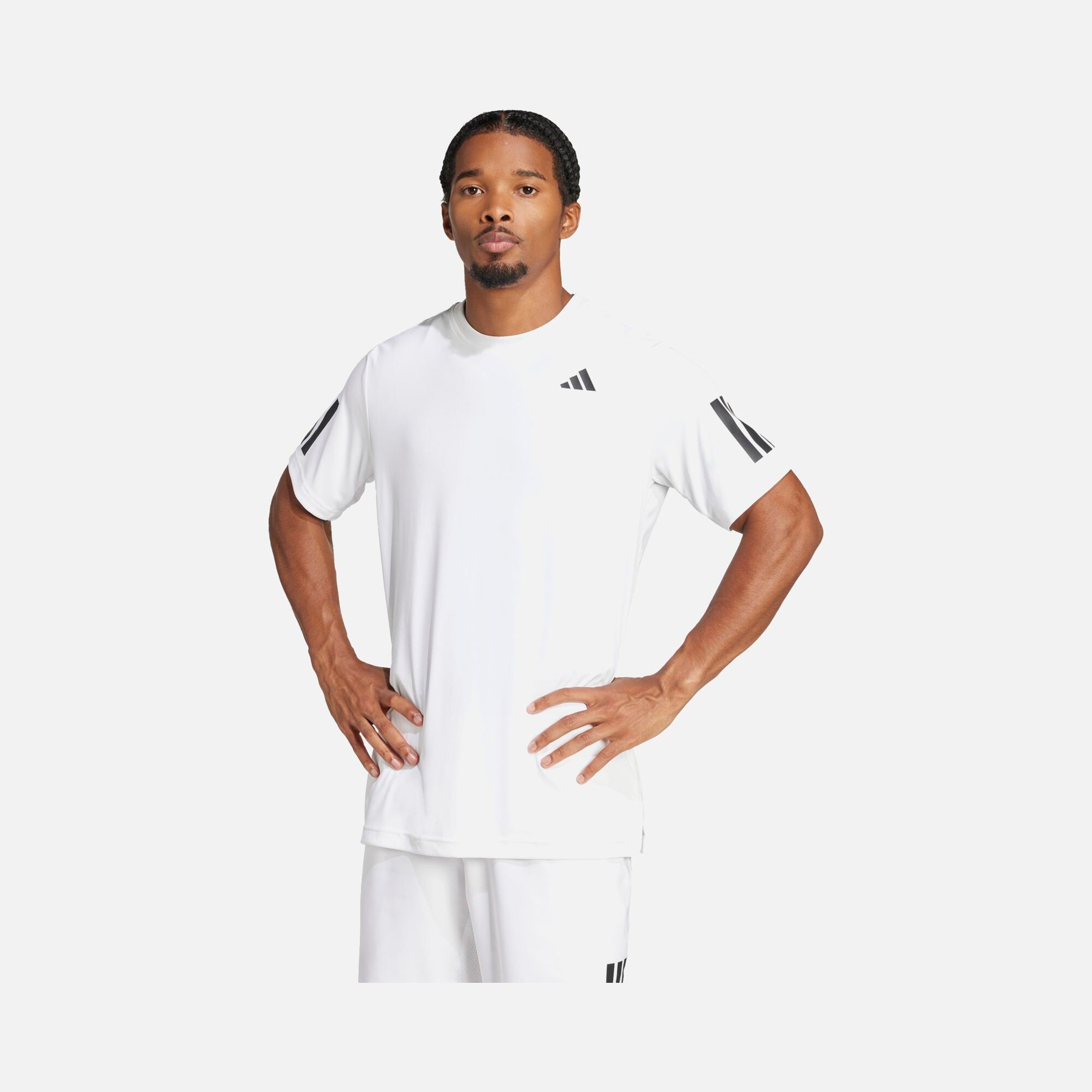 adidas Club Tennis Climacool 3-Stripes Erkek Tişört