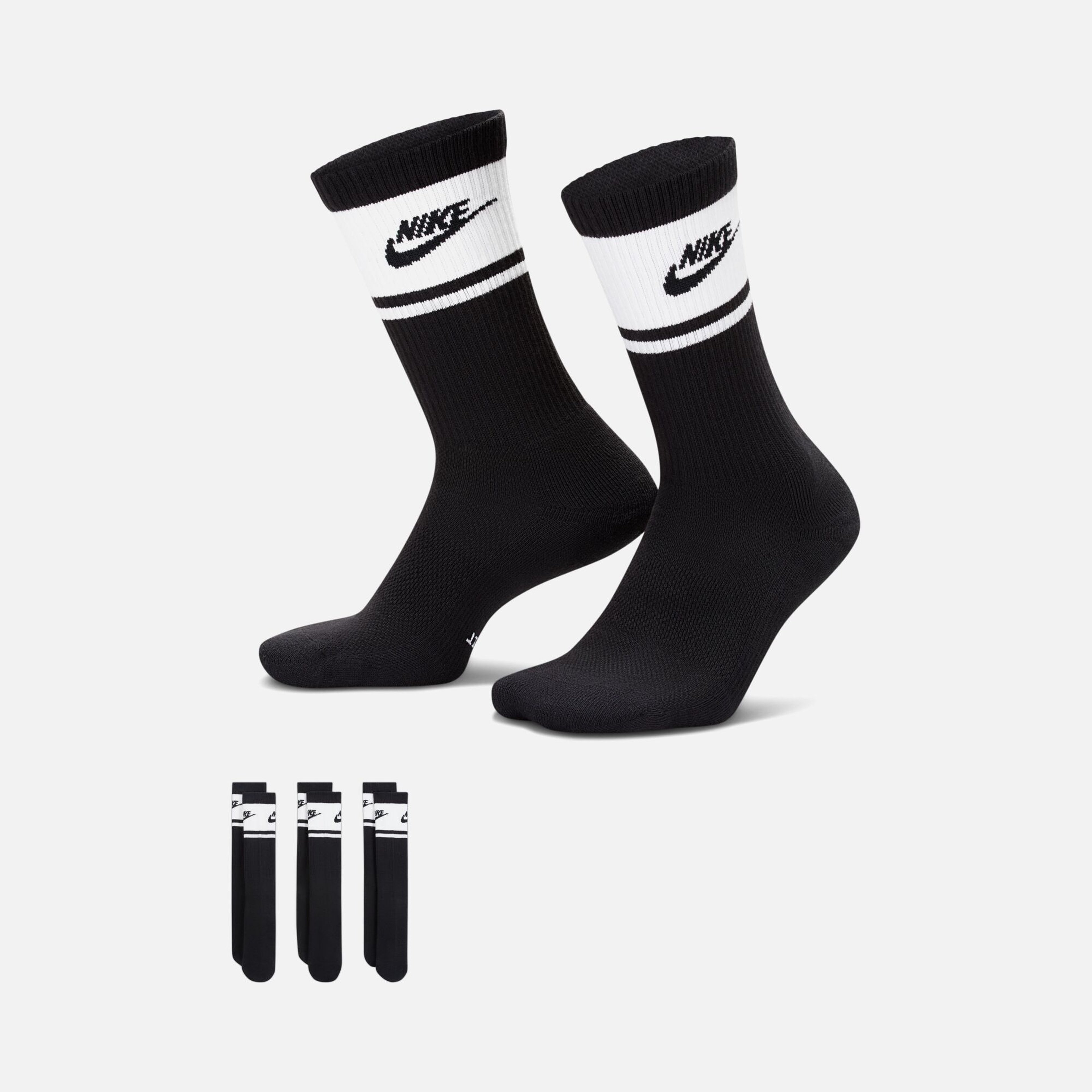 Nike Everyday Elevated Crew 3 Pair Çorap
