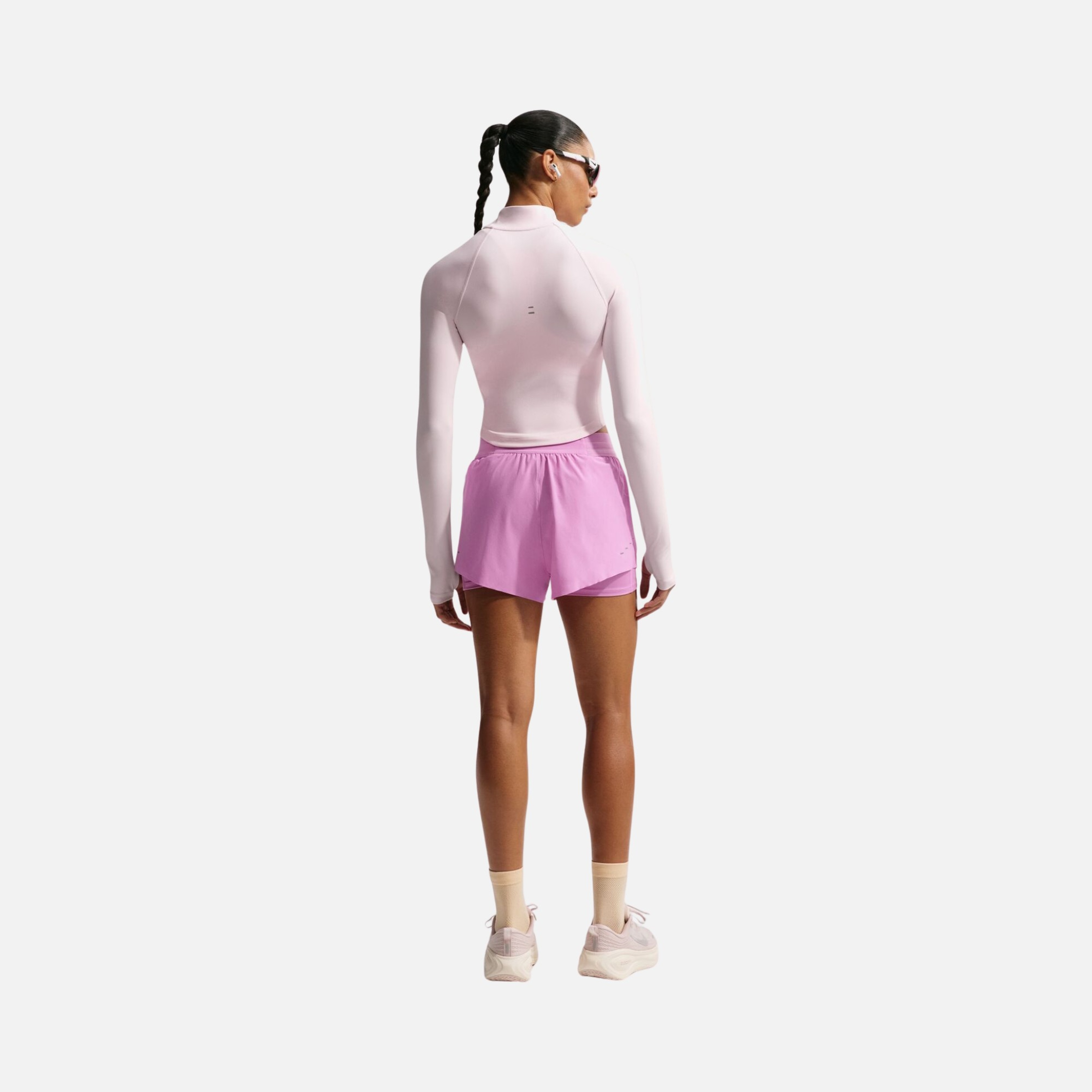 Nike Swift Dri-Fit High Waist 2-in-1 Running Kadın Şort