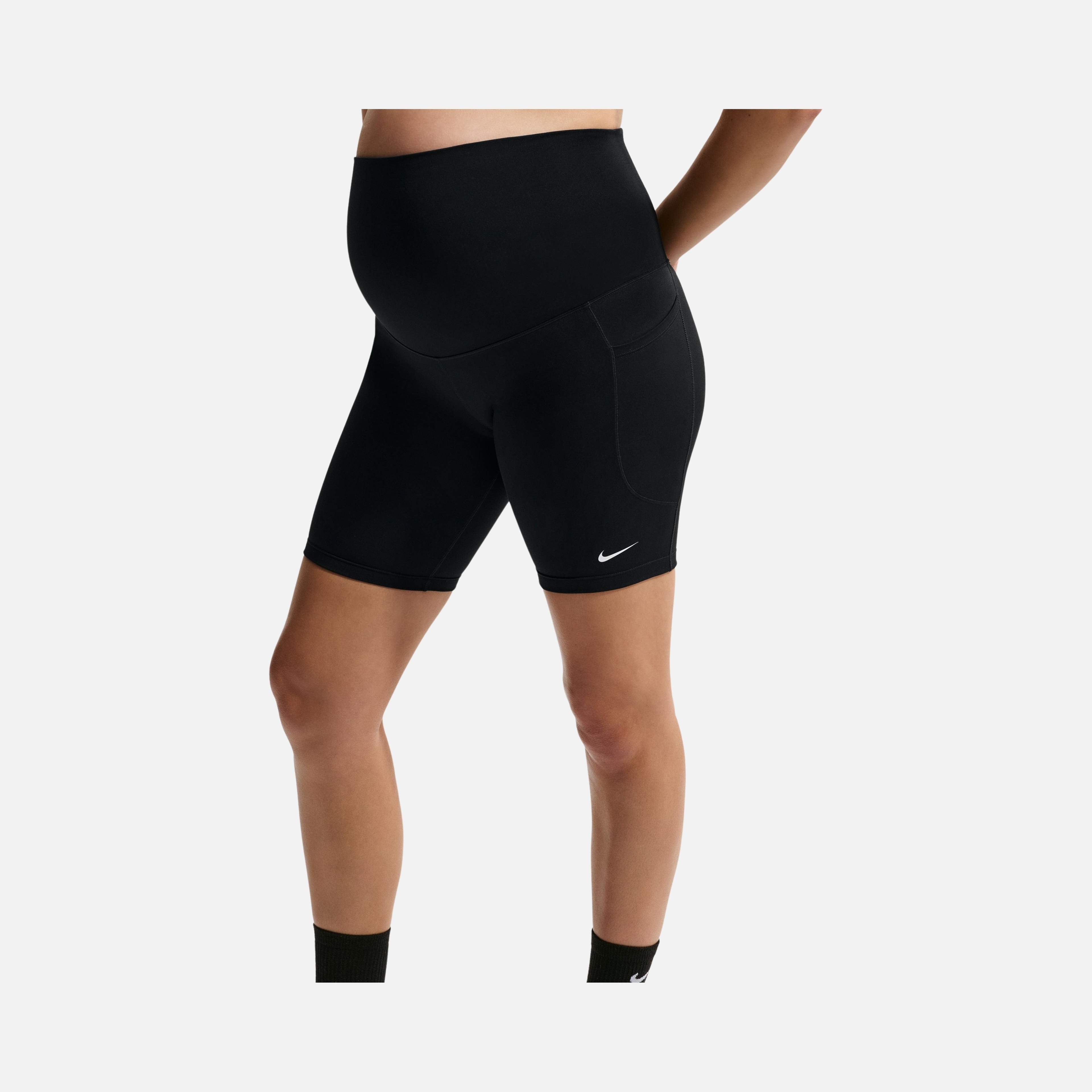 Nike One Dri-Fit High-Waisted 8" Biker With Pockets Training (Maternity) Kadın Şort