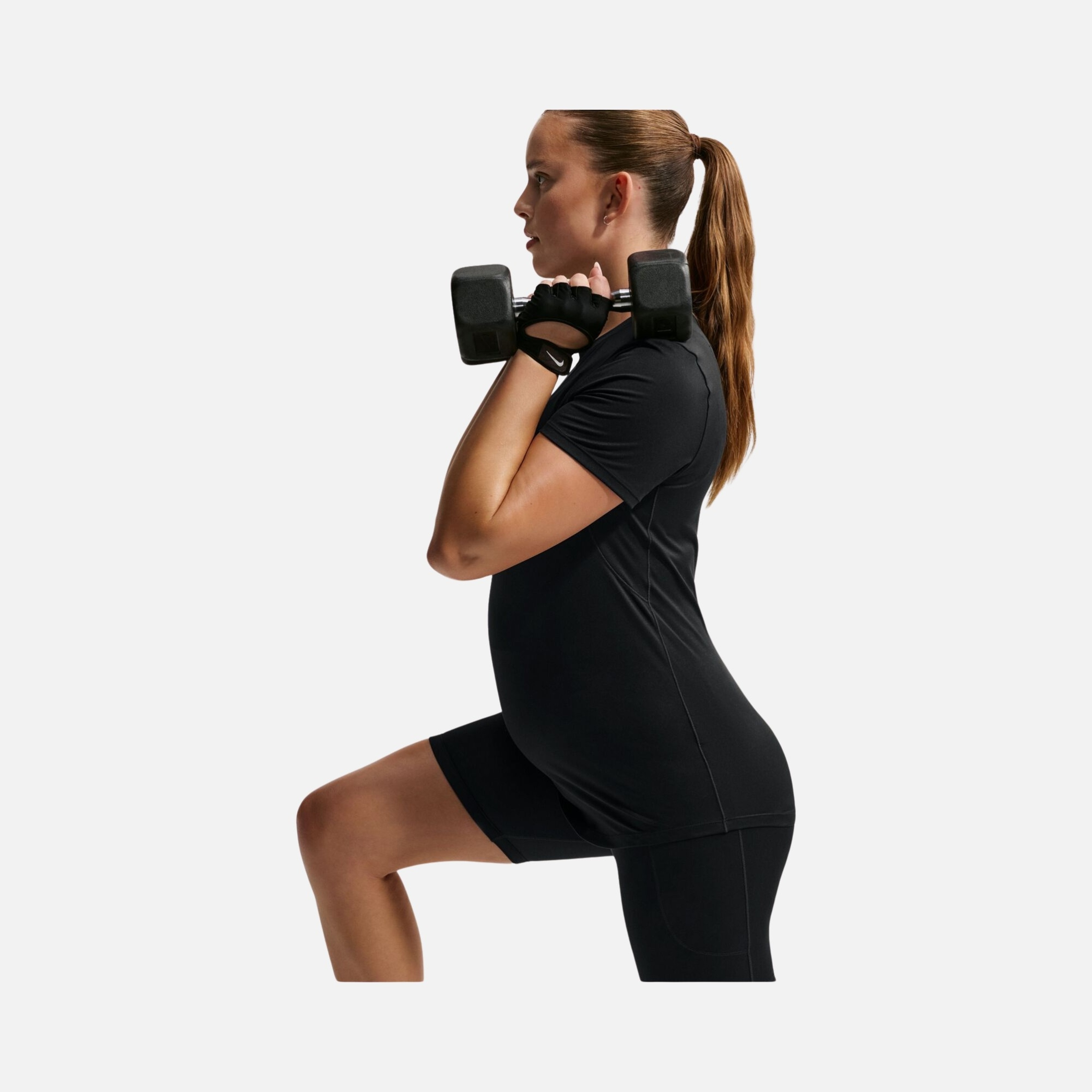 Nike One Dri-Fit High-Waisted 8" Biker With Pockets Training (Maternity) Kadın Şort