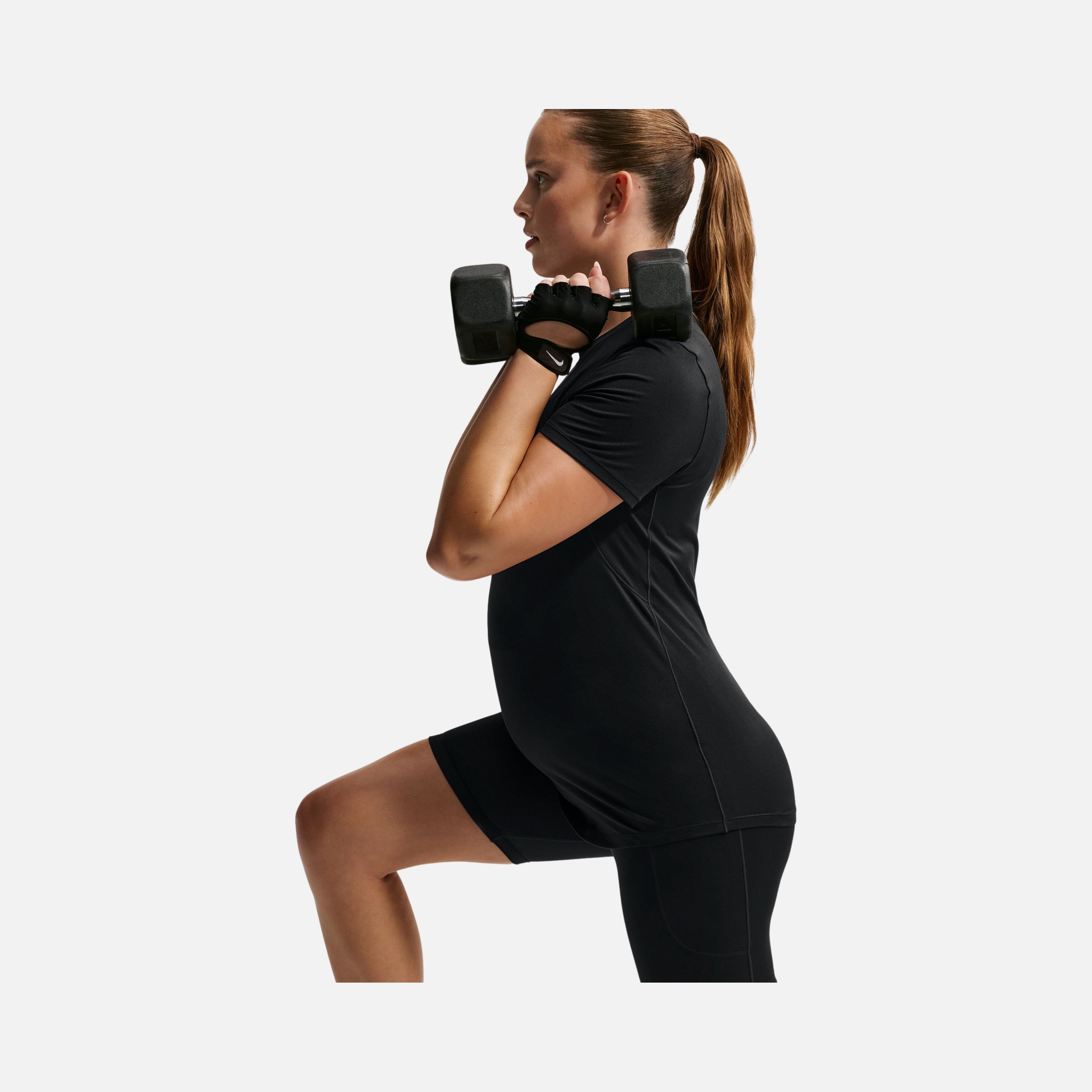 Nike One Dri-Fit High-Waisted 8" Biker With Pockets Training (Maternity) Kadın Şort