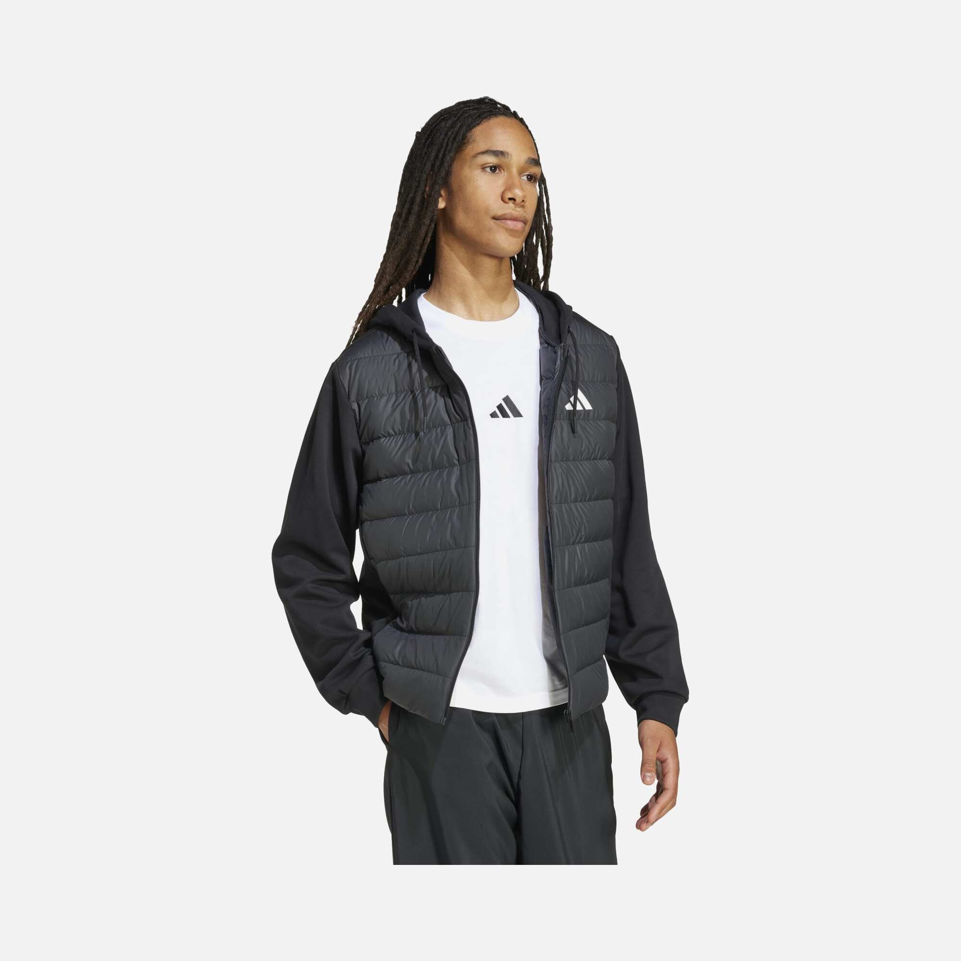 adidas Essentials Ld Hyb Erkek Kapüşonlu Ceket