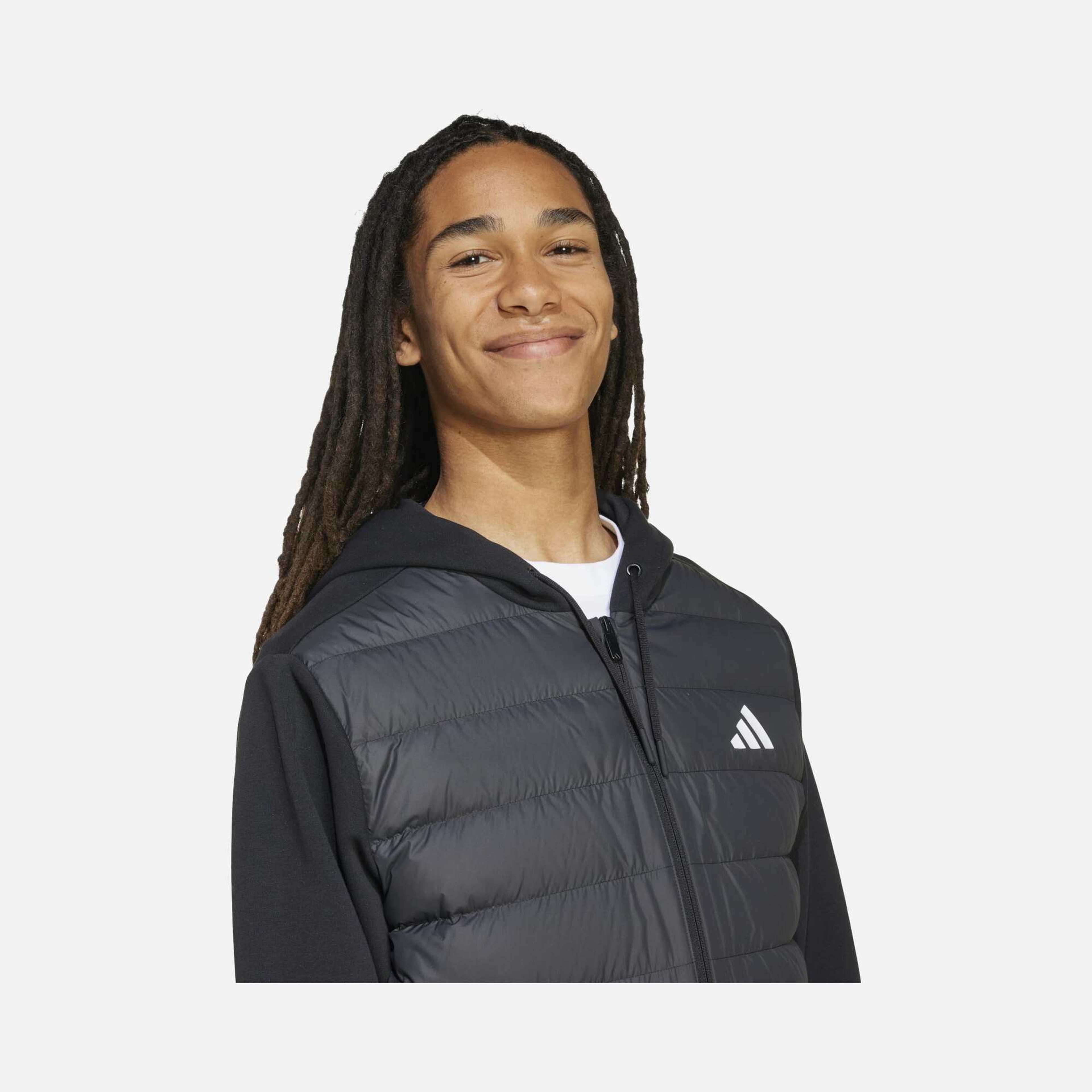 adidas Essentials Ld Hyb Erkek Kapüşonlu Ceket