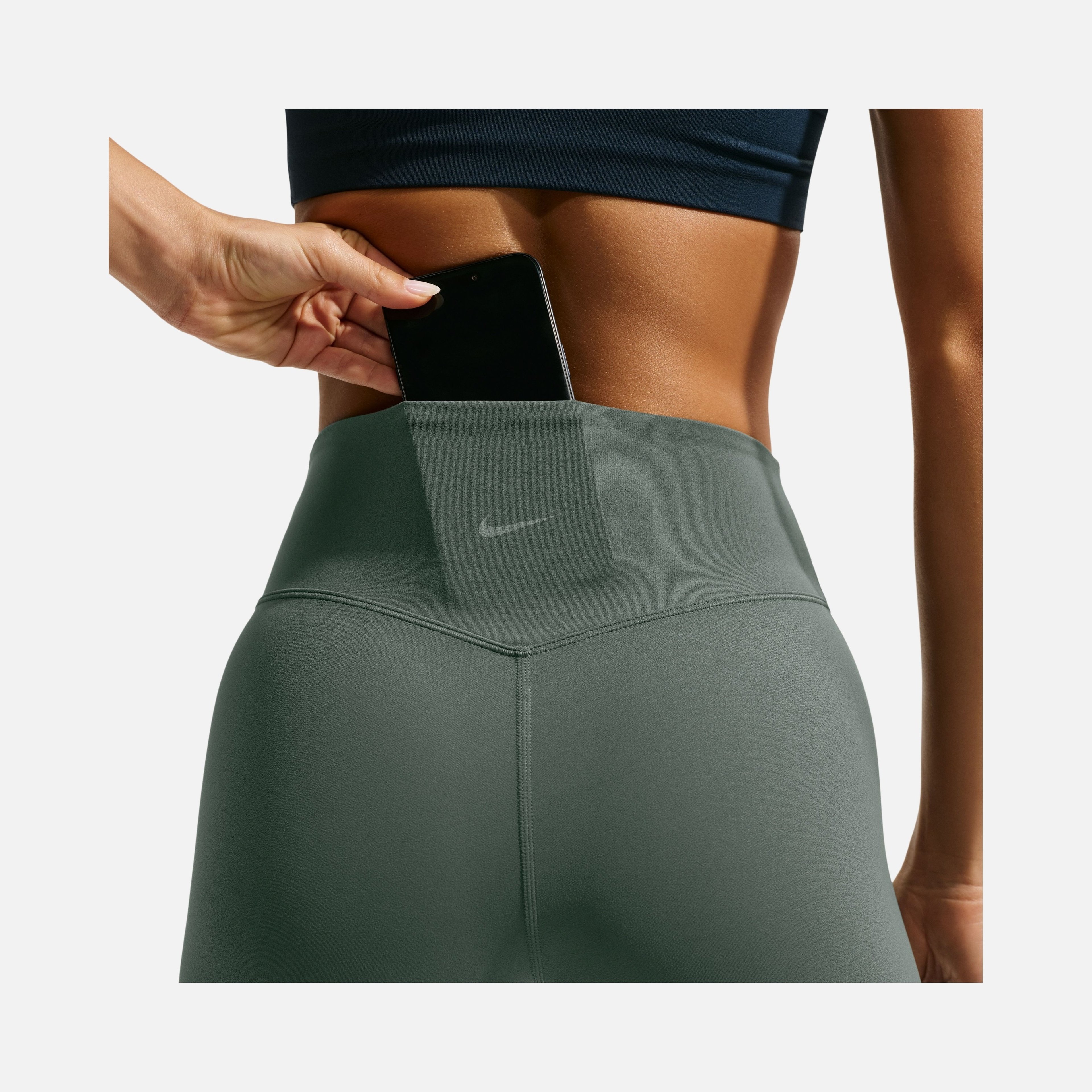 Nike Df Zenvy Hr Tight Useam Kadın Tayt