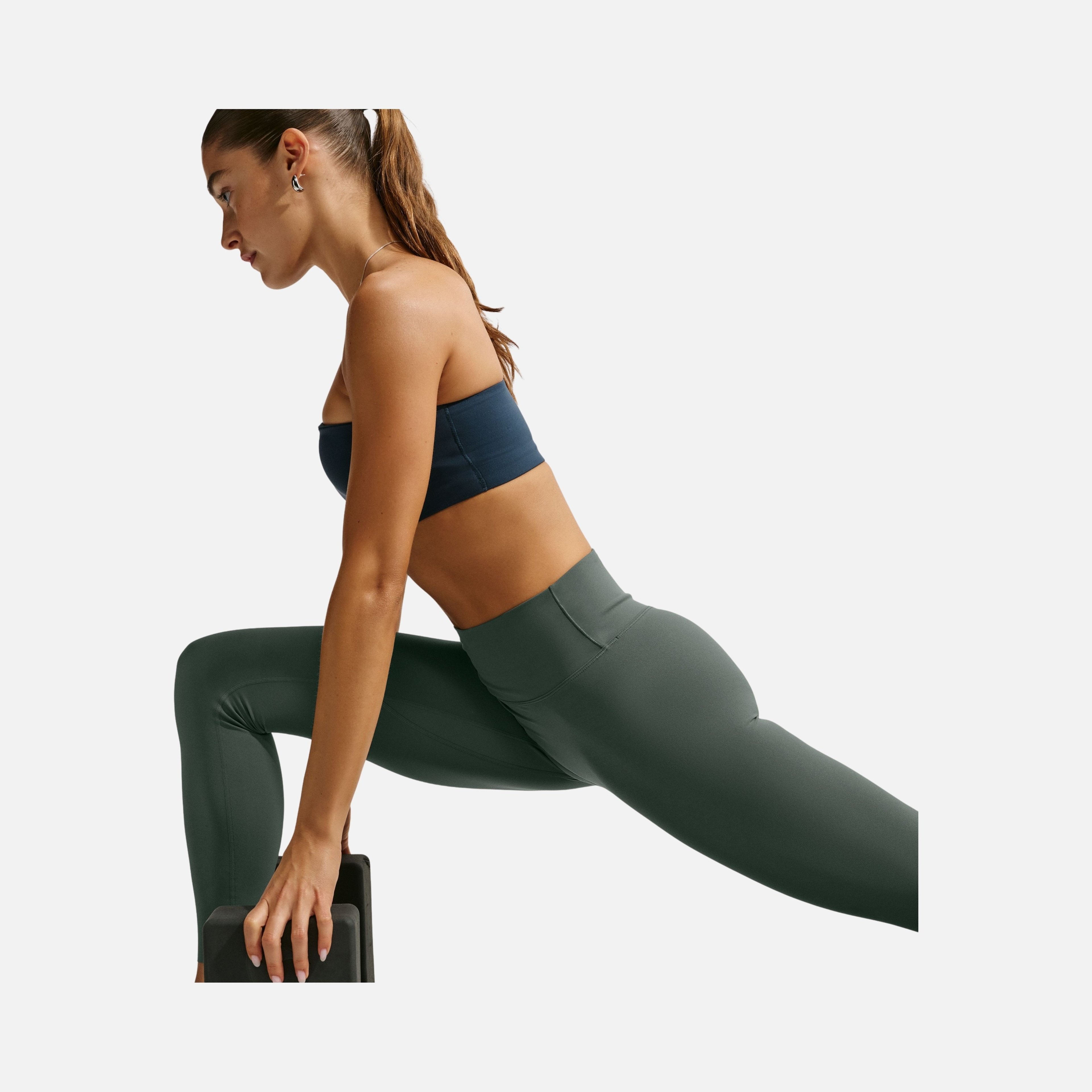 Nike Df Zenvy Hr Tight Useam Kadın Tayt