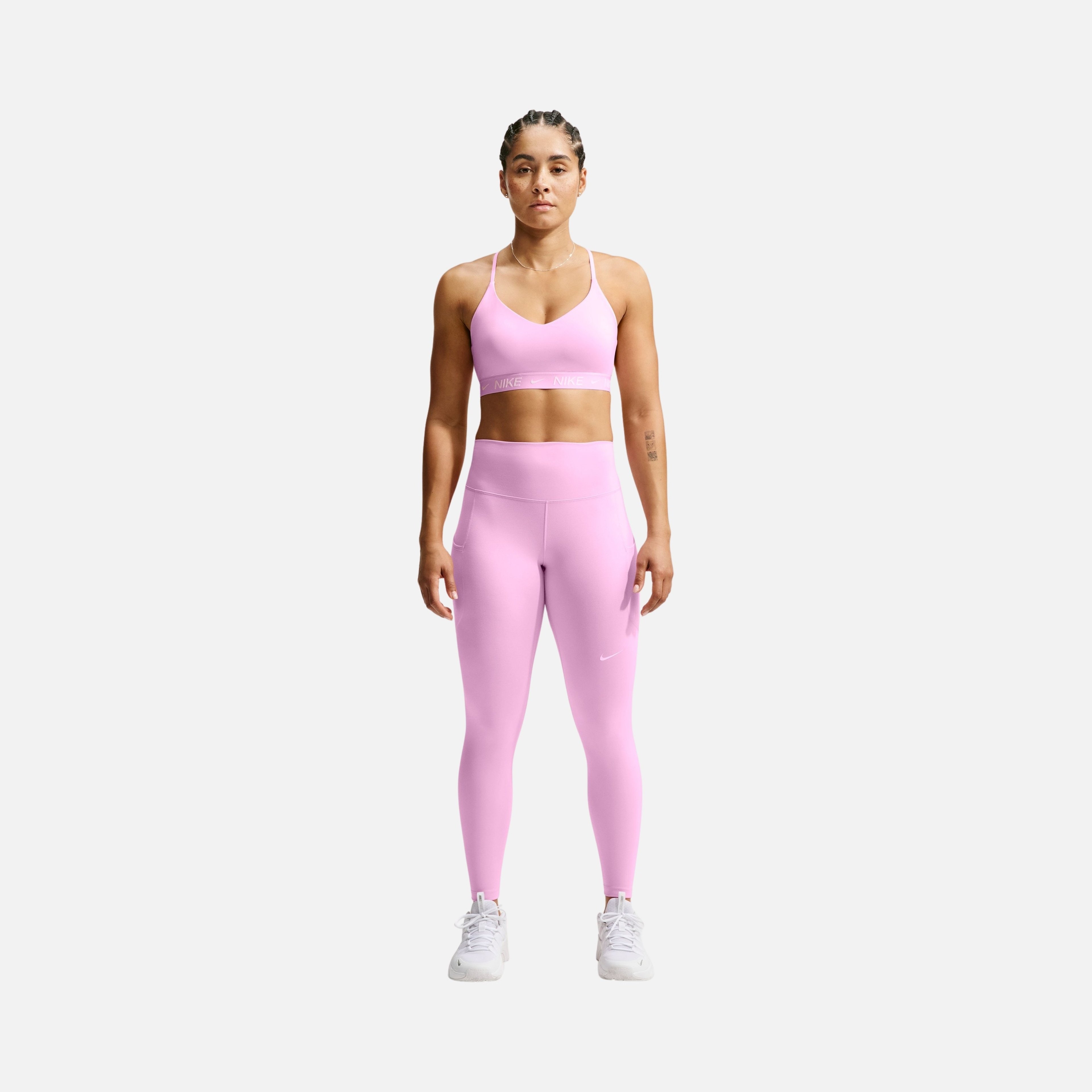 Nike Indy Light-Support Padded Adjustable Training Sports Kadın Bra