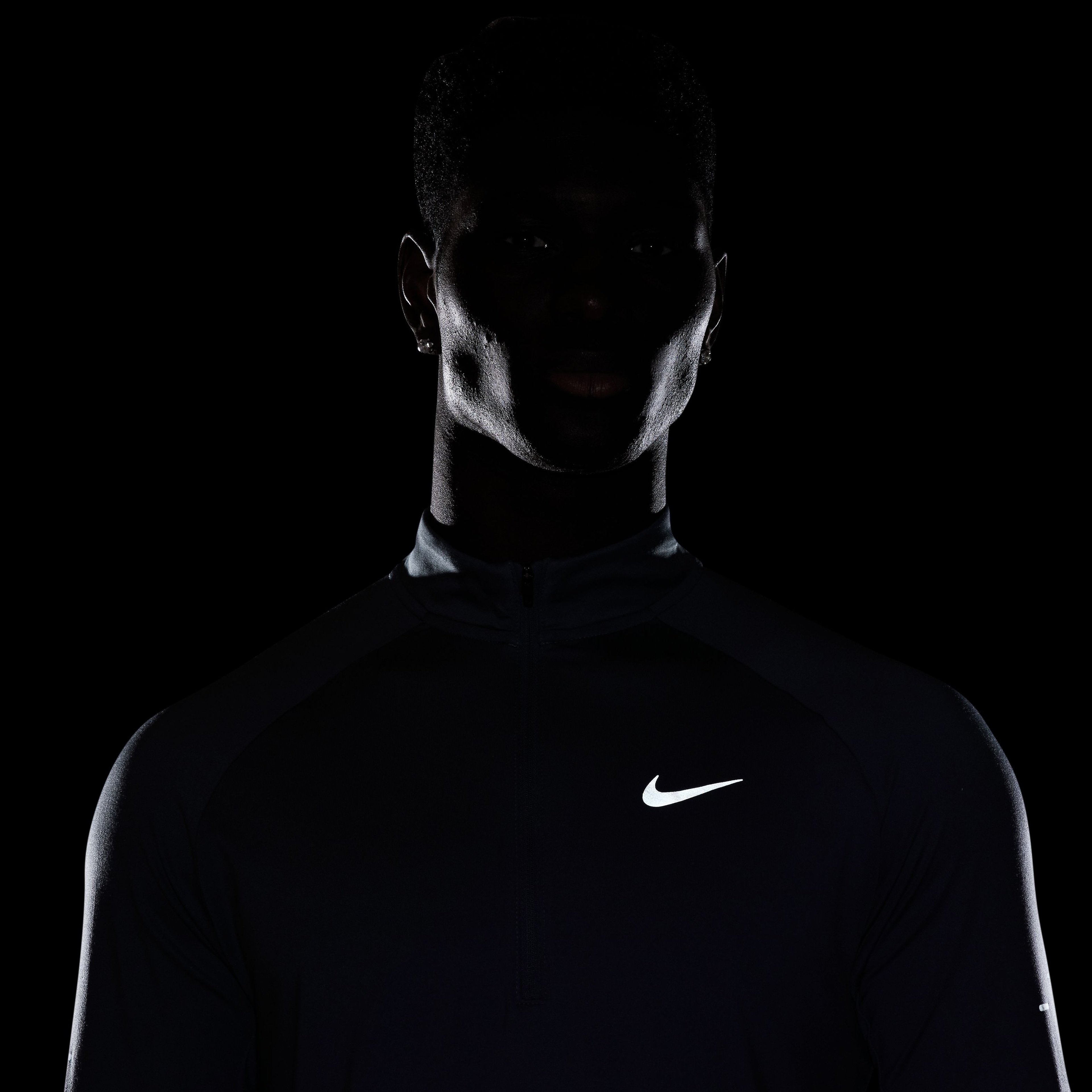 Nike Stride Dri-Fit 1/4-Zip Midlayer Running Long-Sleeve Erkek Tişört