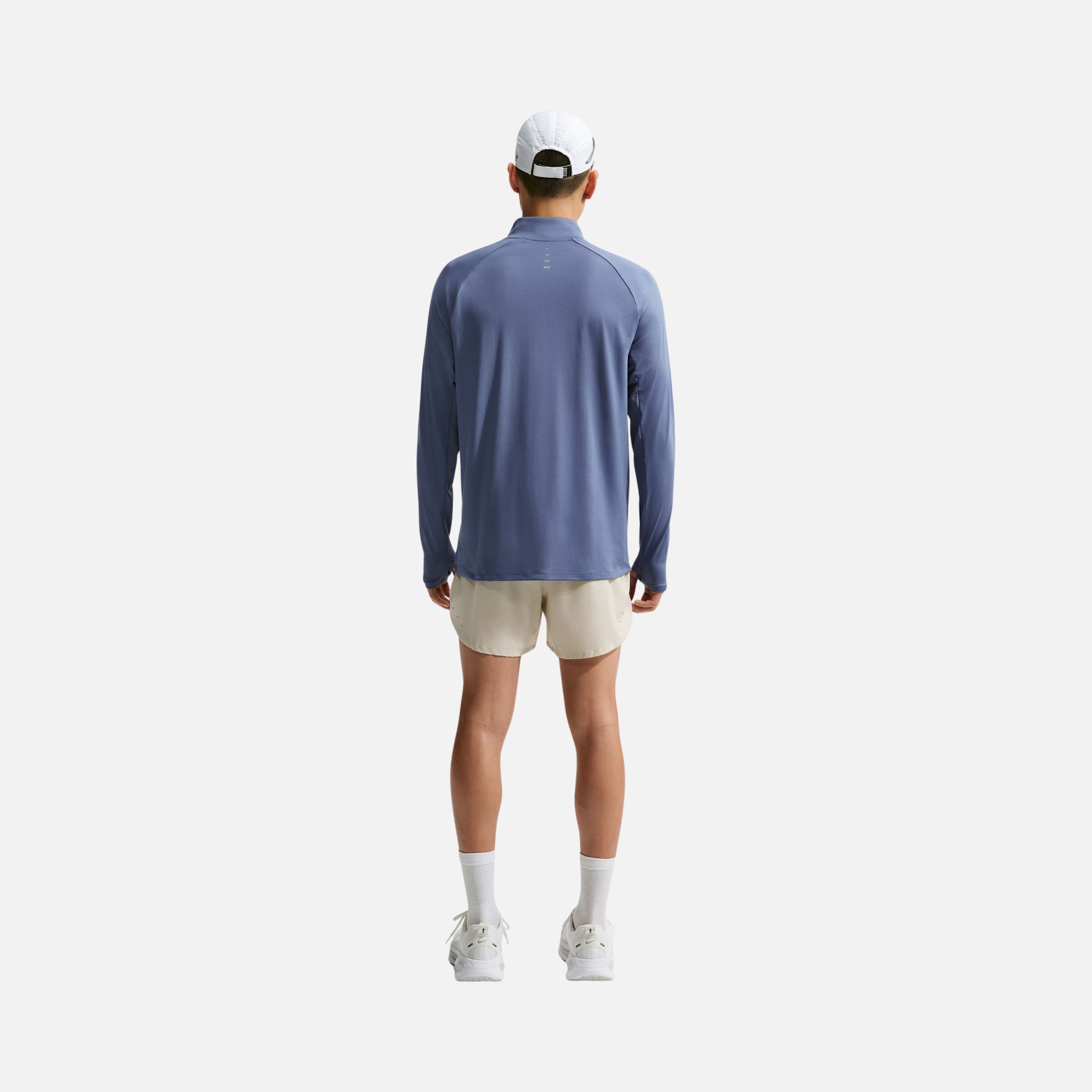Nike Stride Dri-Fit 1/4-Zip Midlayer Running Long-Sleeve Erkek Tişört