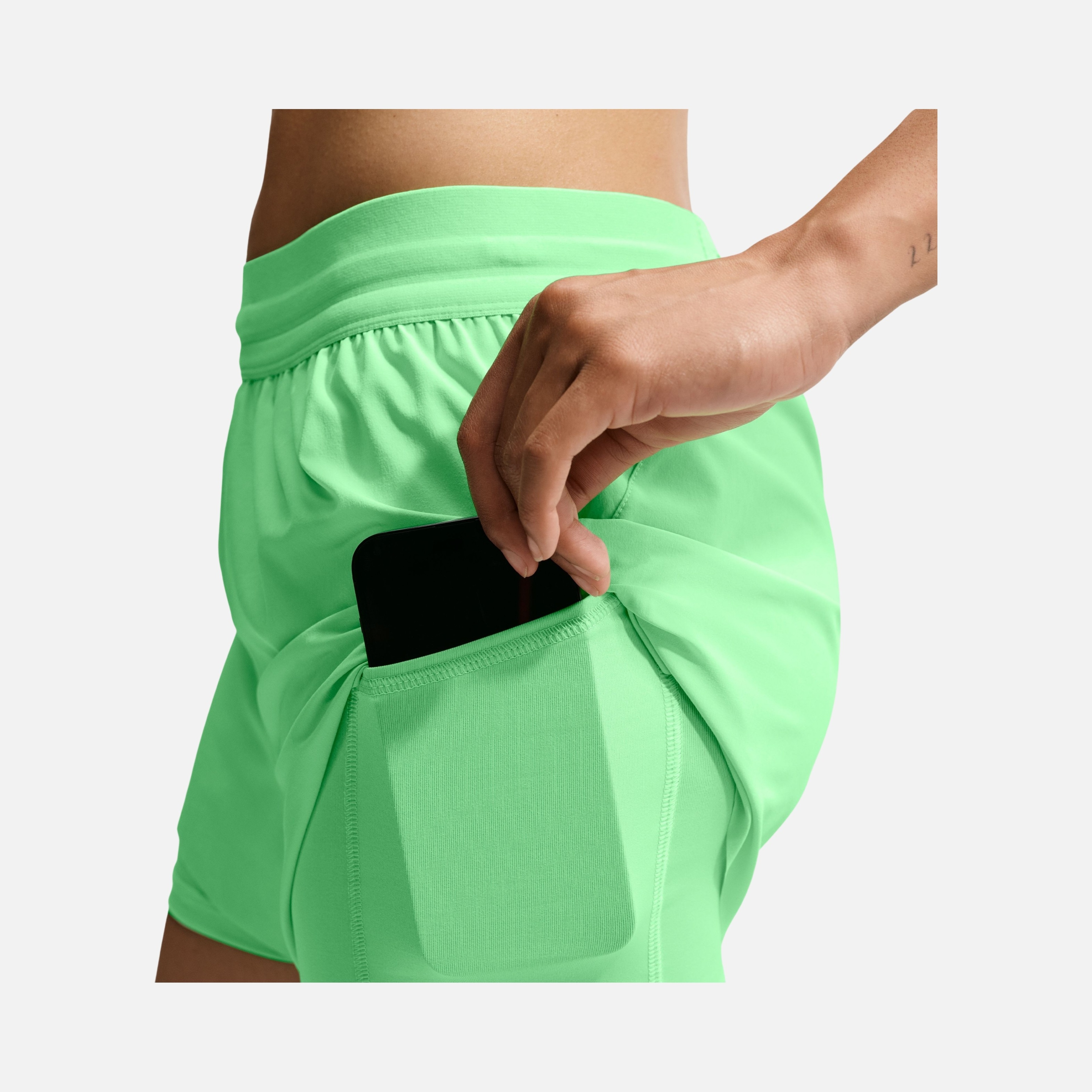 Nike Swift Dri-Fit High Waist 2-in-1 Running Kadın Şort