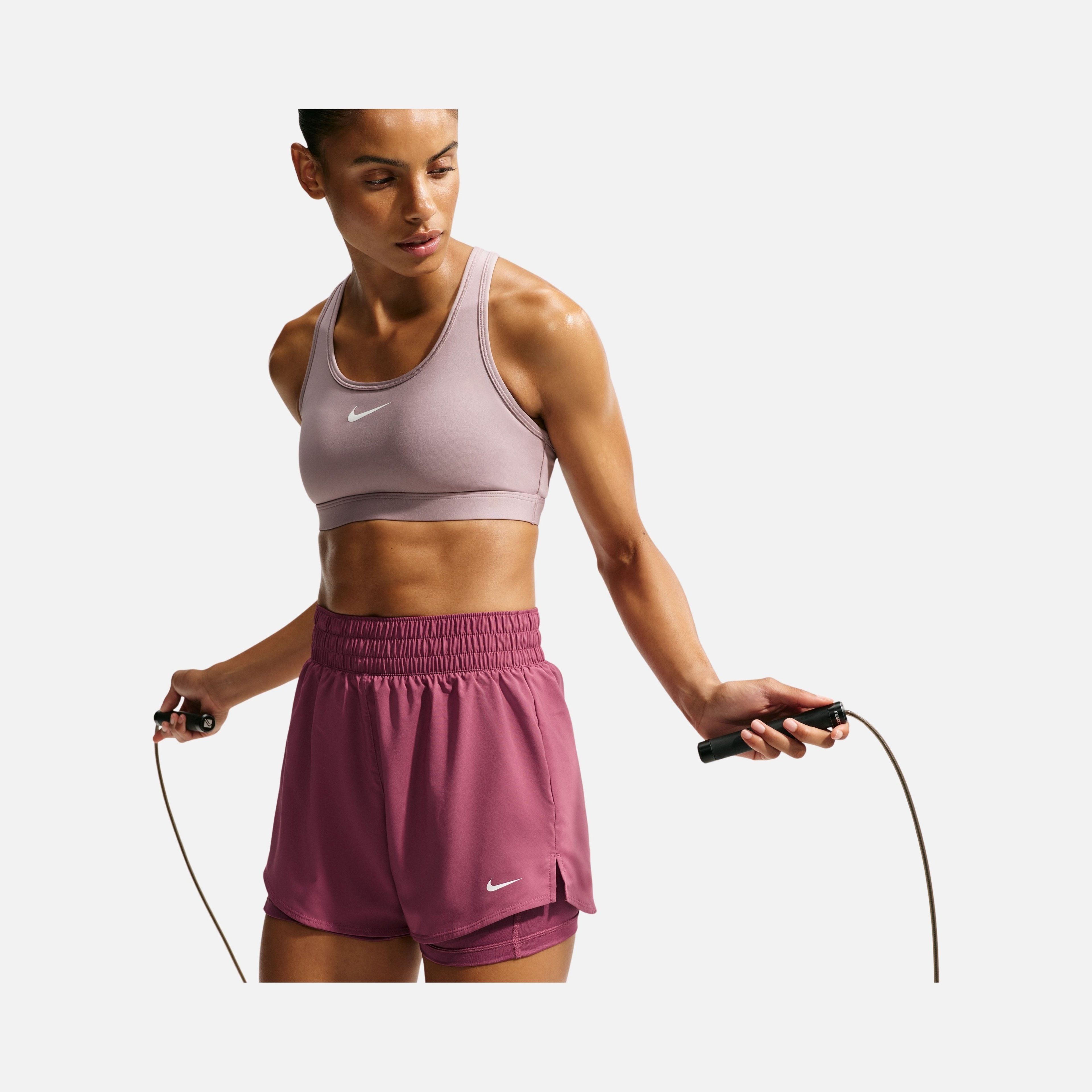 Nike Dri-Fit One High-Waisted 3" 2-in-1 Training Kadın Şort