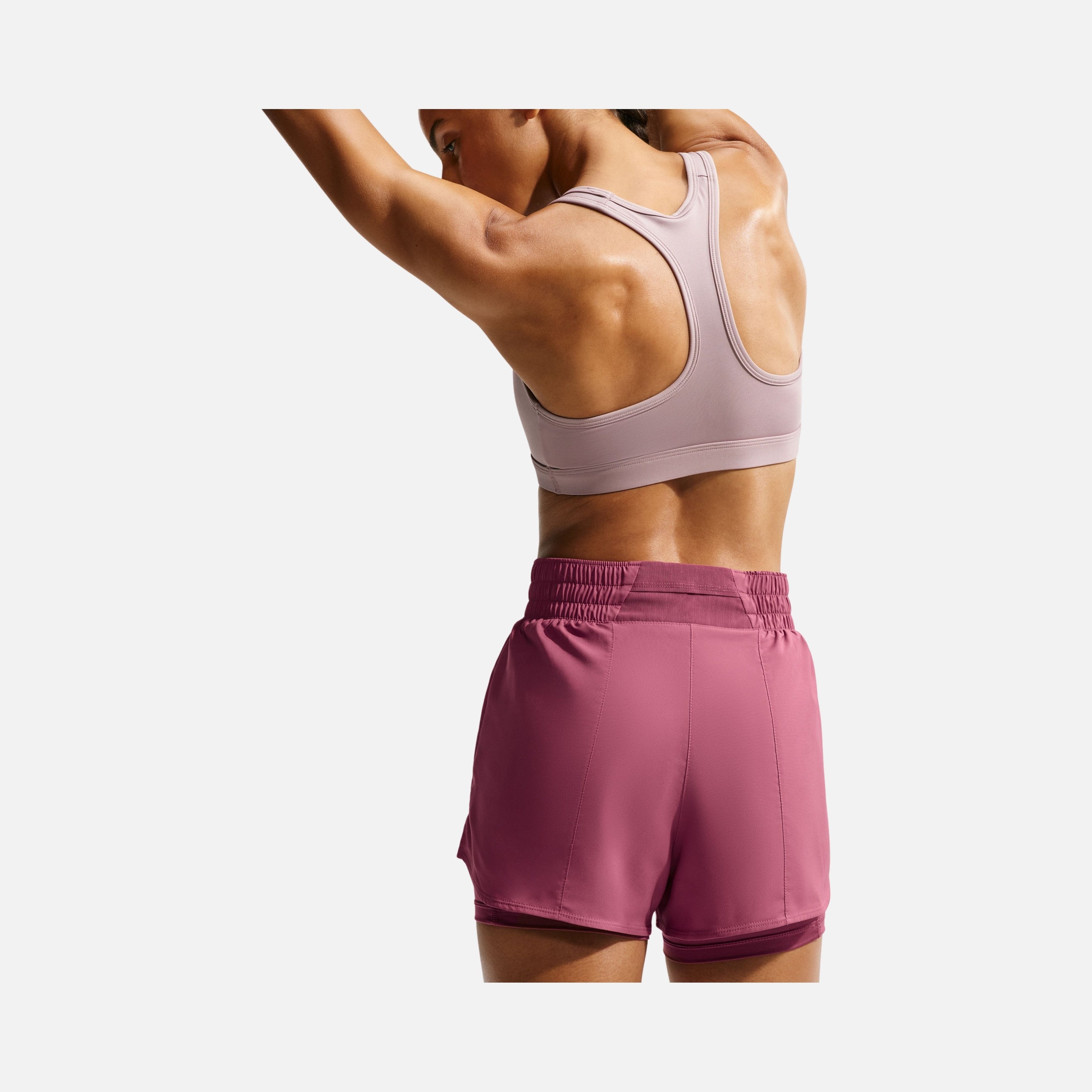 Nike Dri-Fit One High-Waisted 3" 2-in-1 Training Kadın Şort