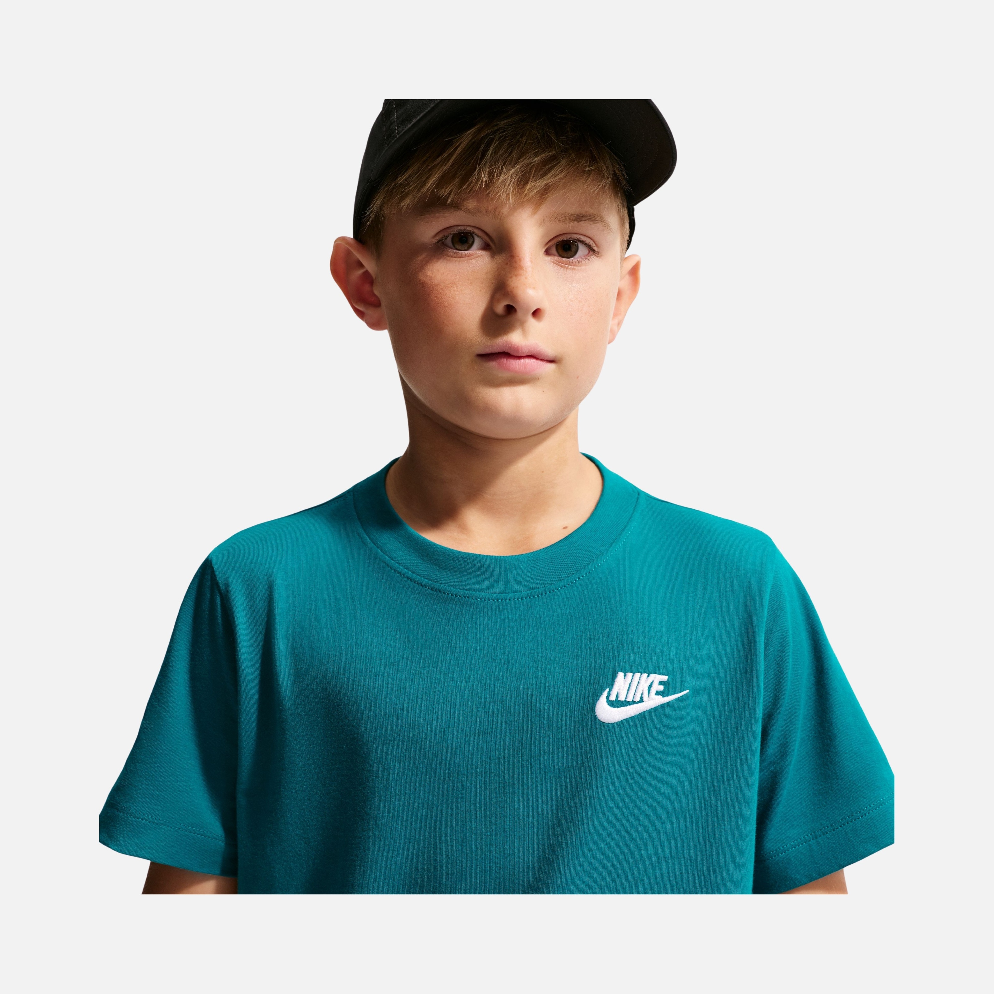 Nike Sportswear Embroidered Futura LBR Short-Sleeve Çocuk Tişört