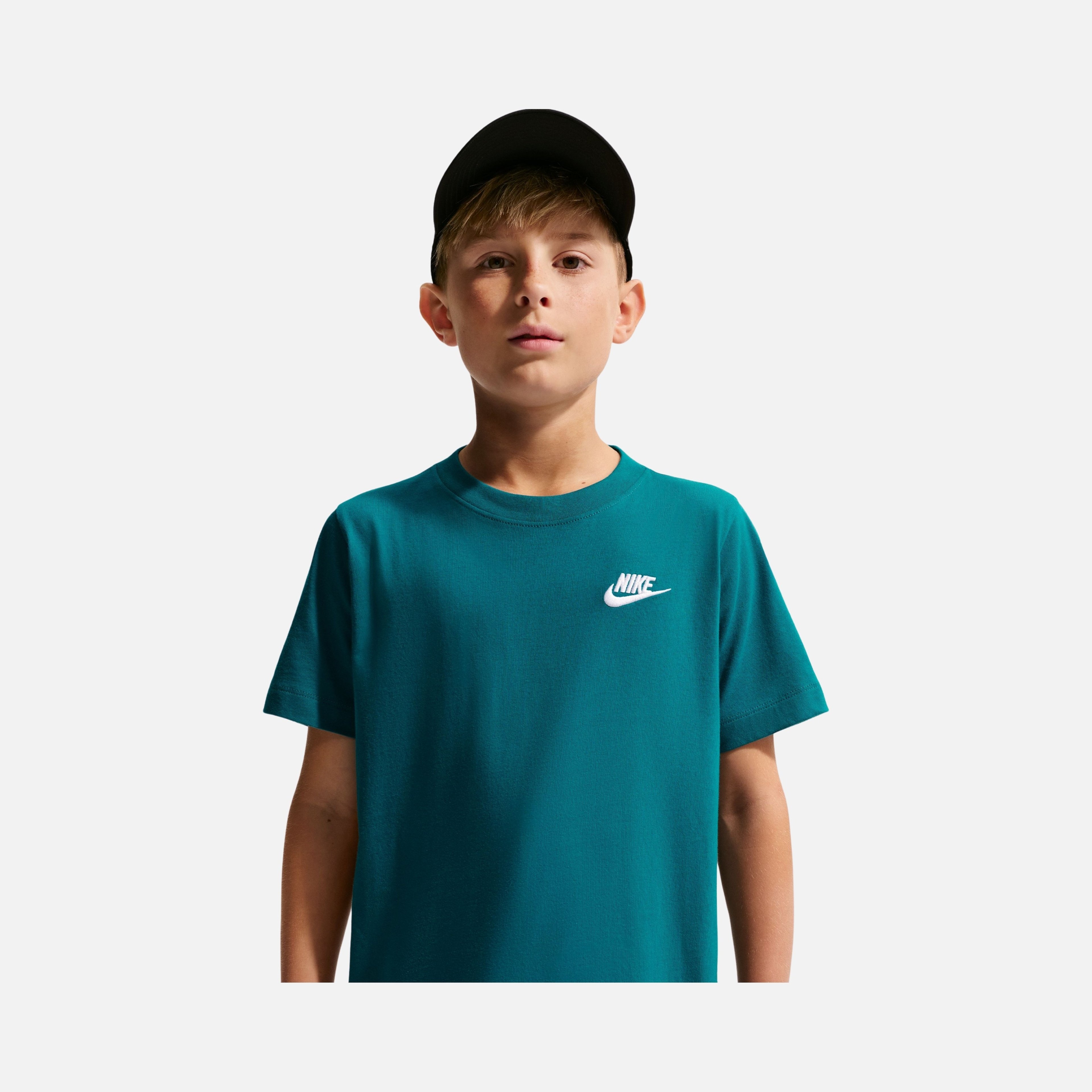 Nike Sportswear Embroidered Futura LBR Short-Sleeve Çocuk Tişört
