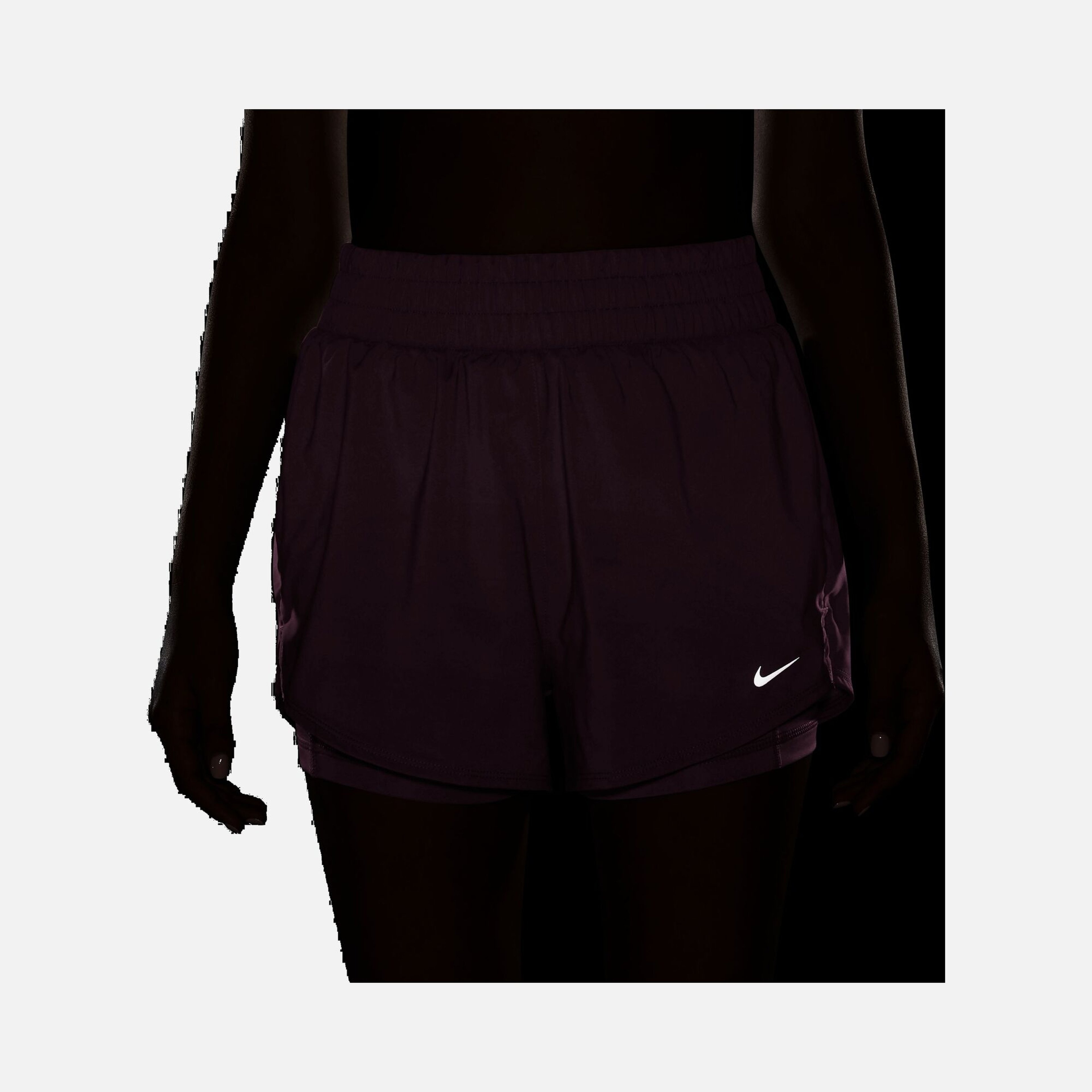 Nike Dri-Fit One High-Waisted 3" 2-in-1 Training Kadın Şort