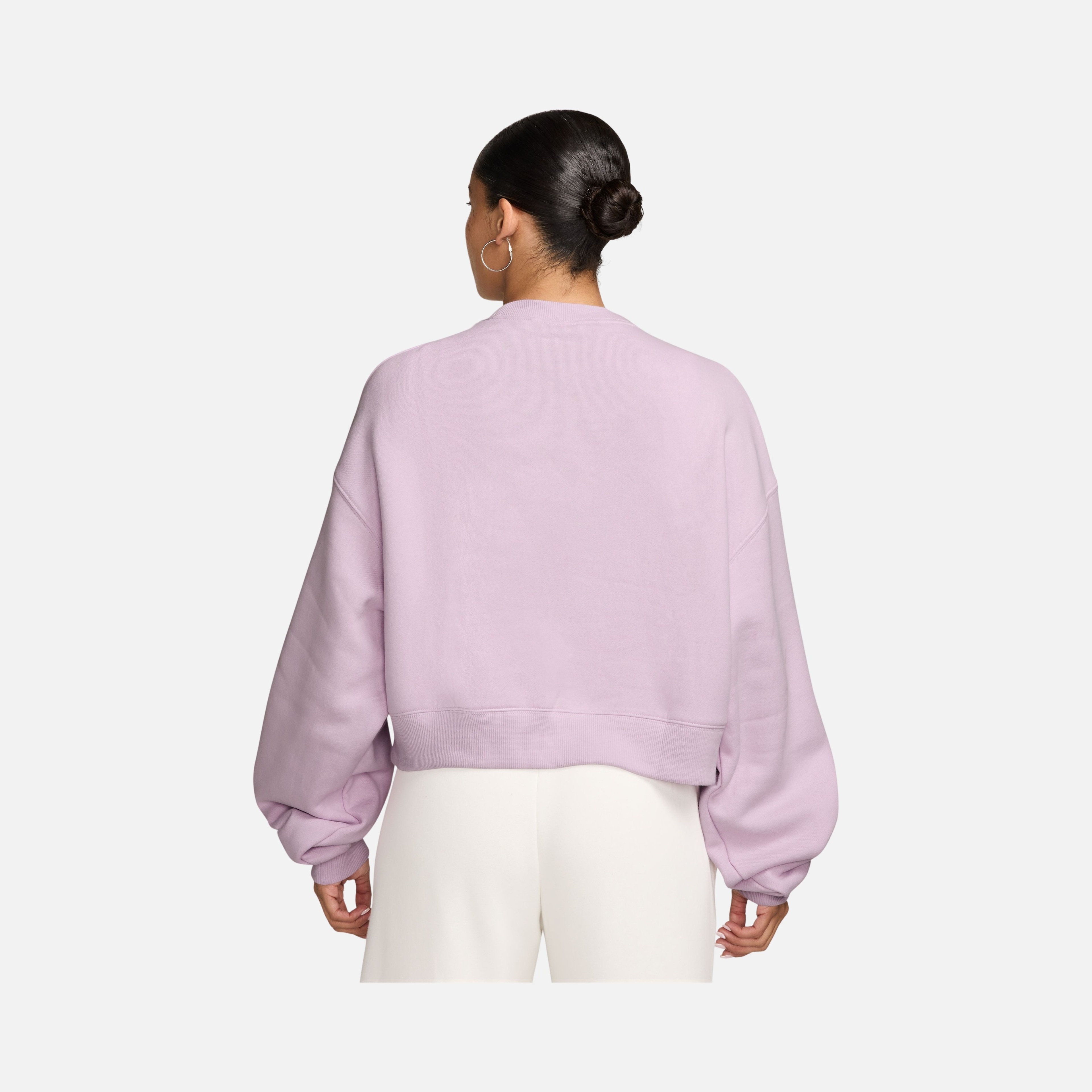 Nike Studio Fleece Oversized Cropped Crew Kadın Sweatshirt