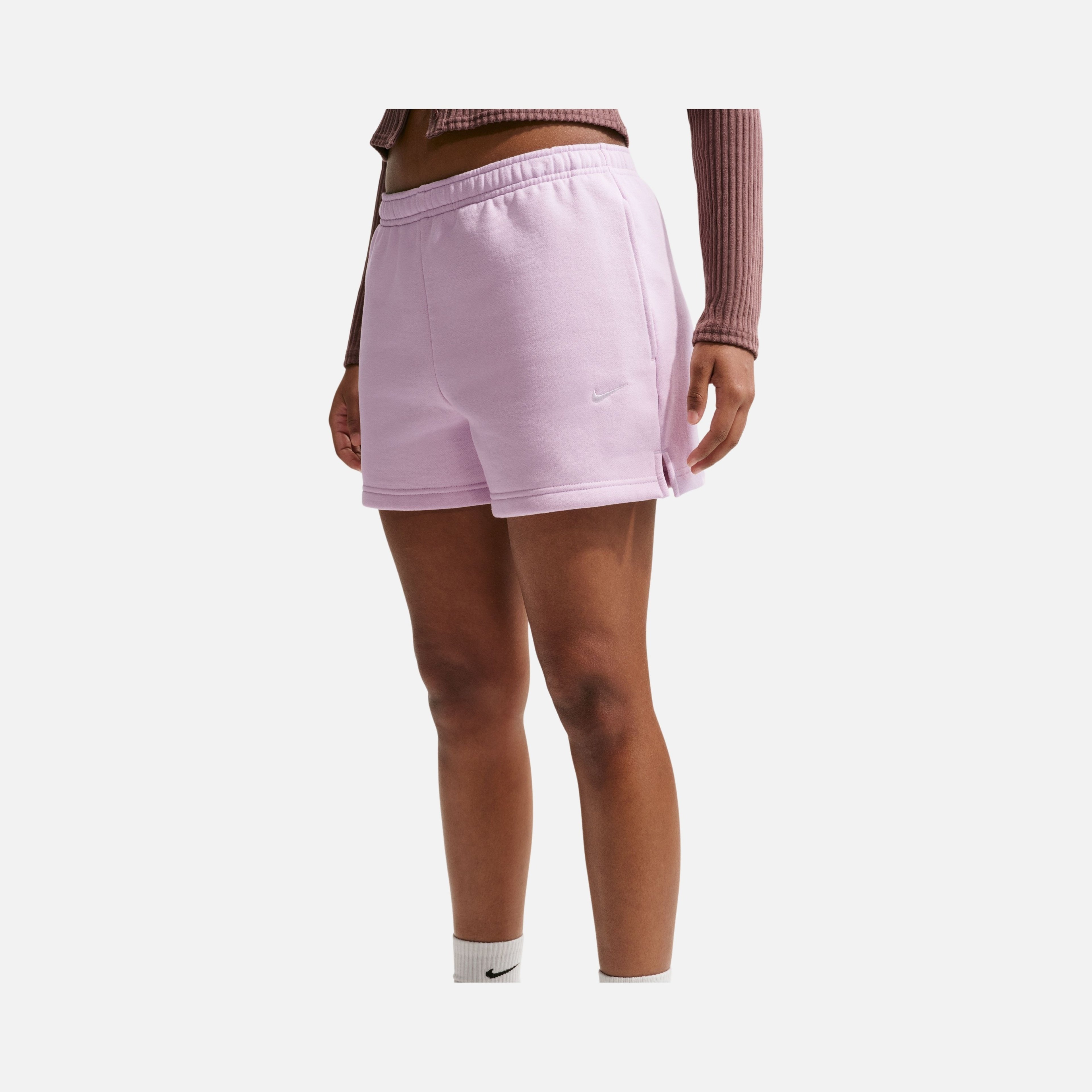 Nike Studio Fleece Mid-Rise 4 inc Short Kadın Şort