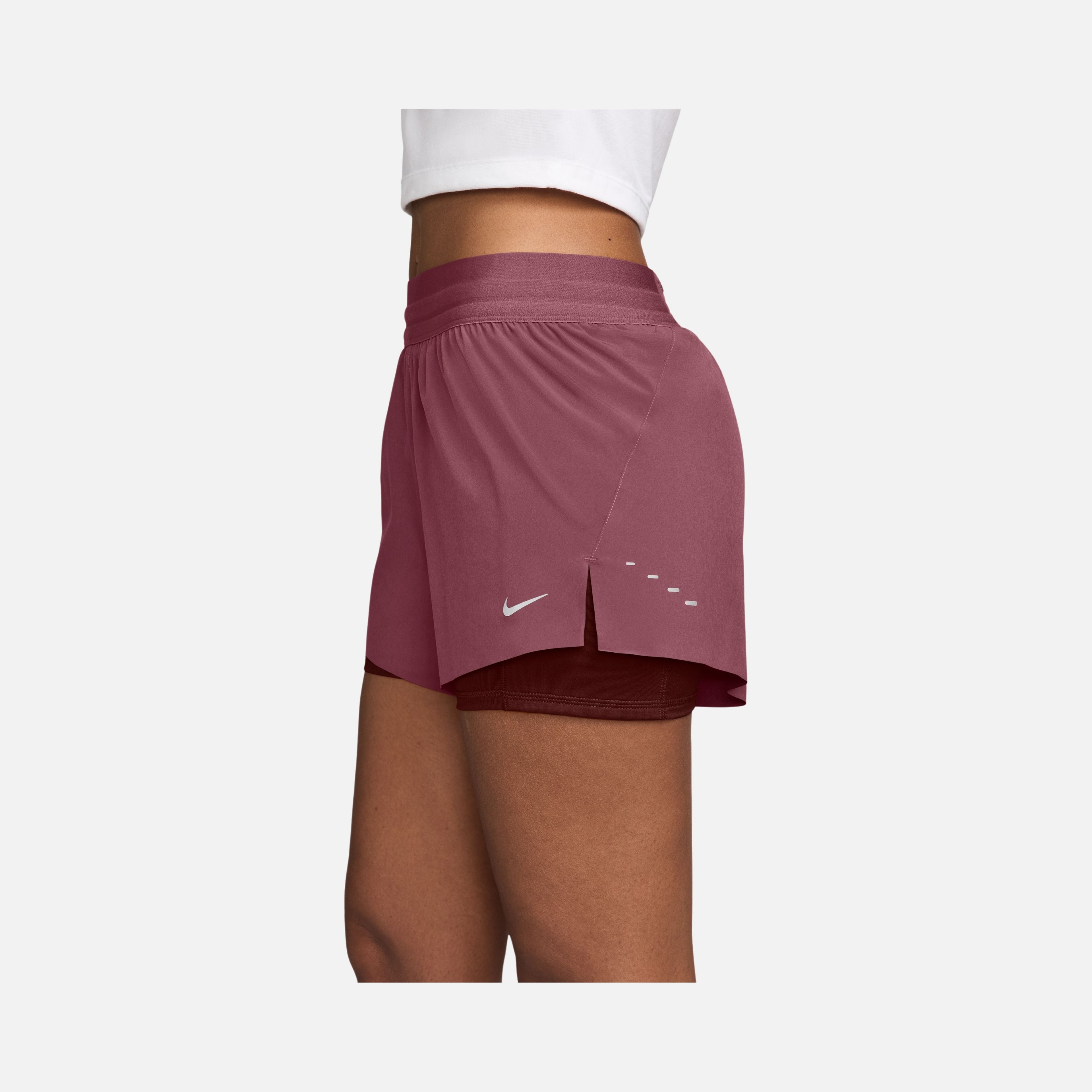 Nike Swift Dri-Fit High Waist 2-in-1 Running Kadın Şort