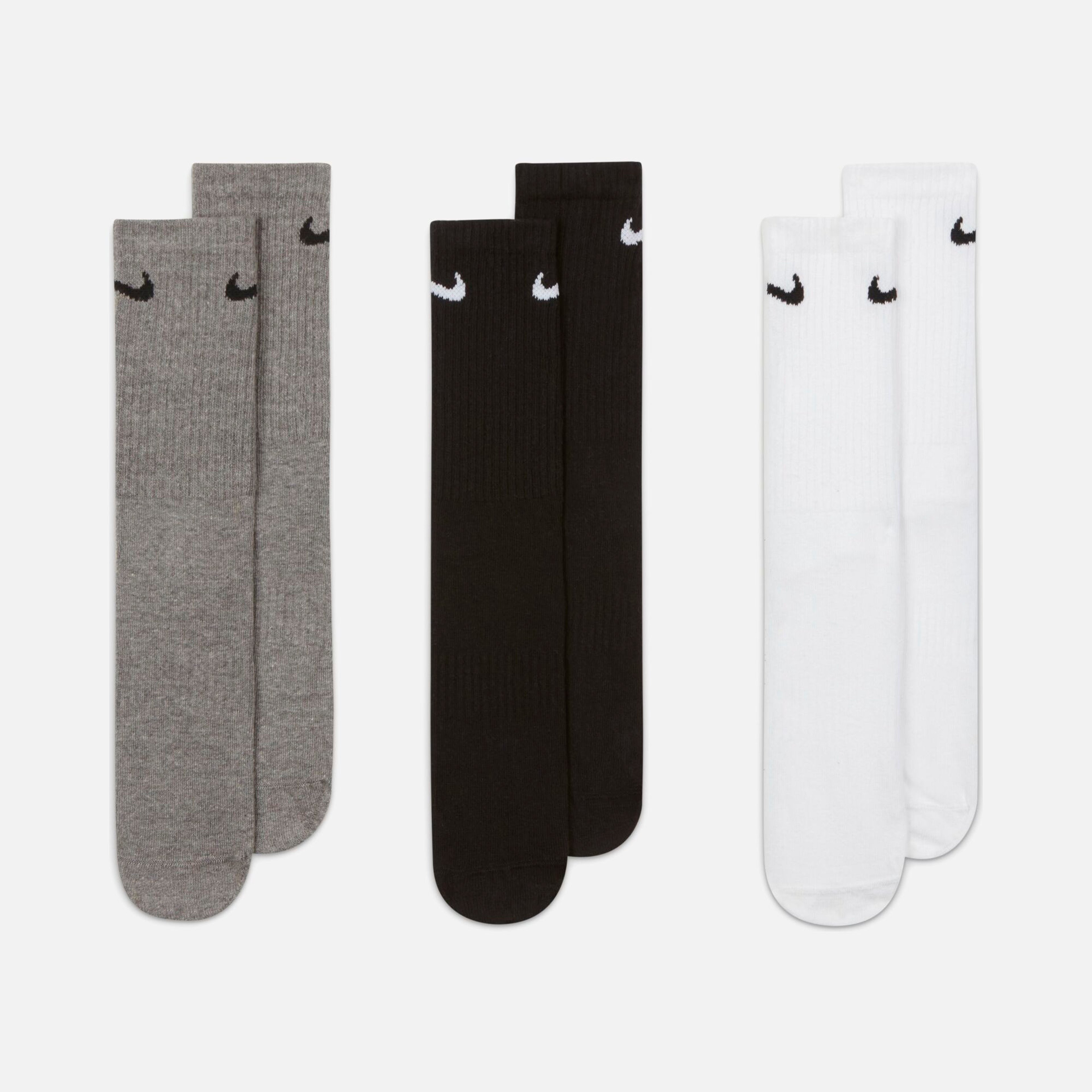 Nike Everyday Lightweight Crew (3 Pairs) Erkek Çorap