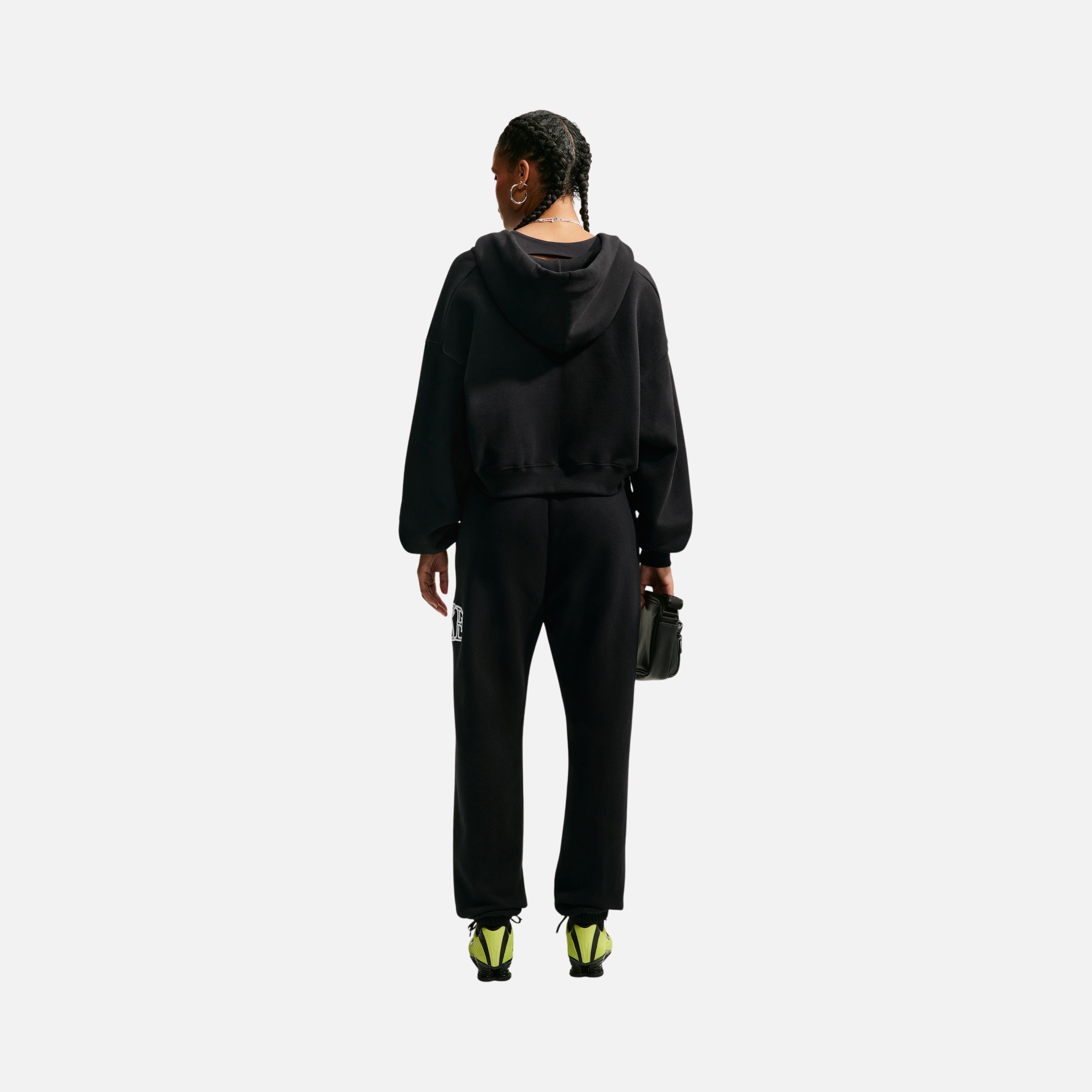 Nike Studio Fleece Oversized Cropped Full-zip Kadın Ceket