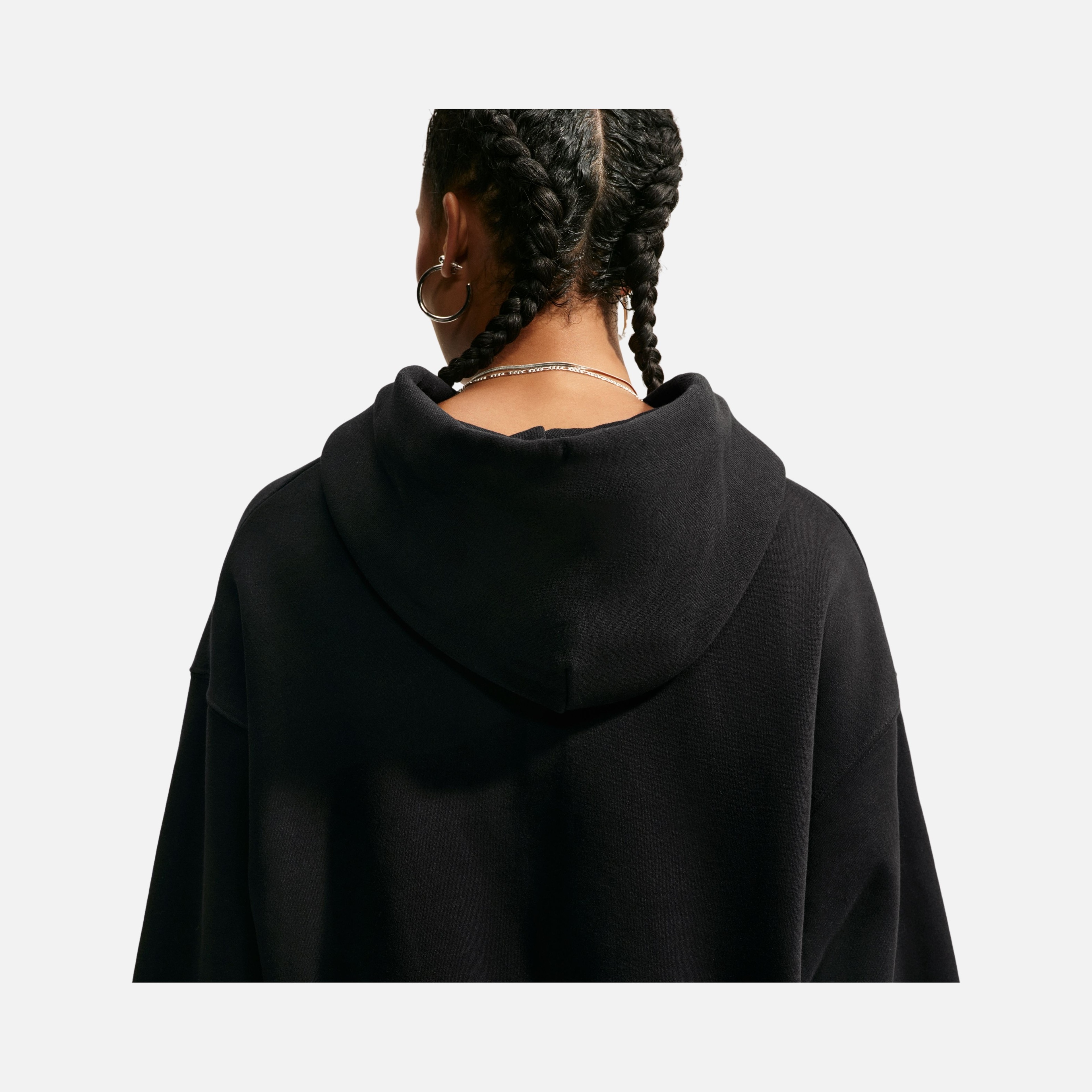 Nike Studio Fleece Oversized Cropped Full-zip Kadın Ceket