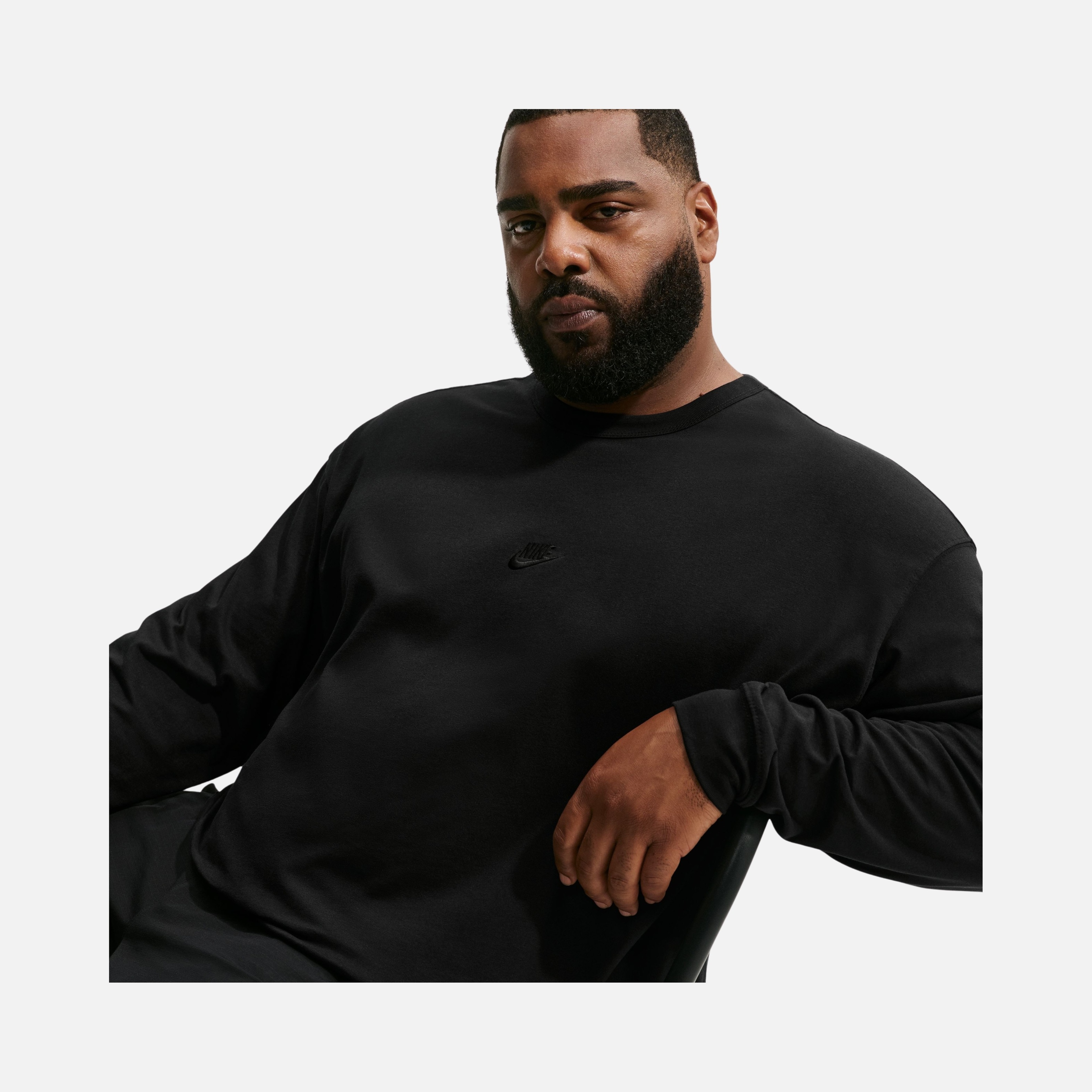 Nike Sportswear Loose Fit Long-Sleeve Premium Essentials Erkek Tişört