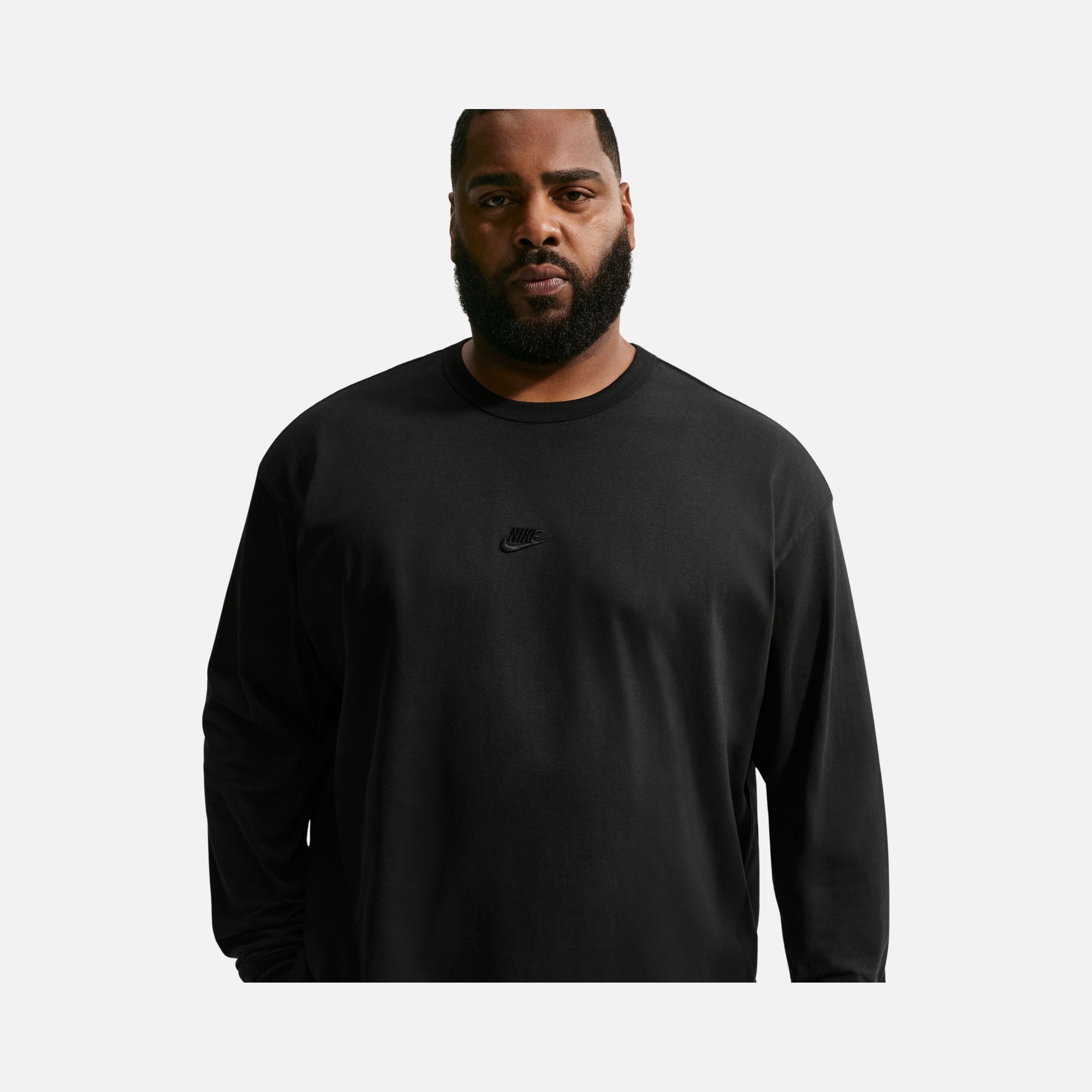 Nike Sportswear Loose Fit Long-Sleeve Premium Essentials Erkek Tişört