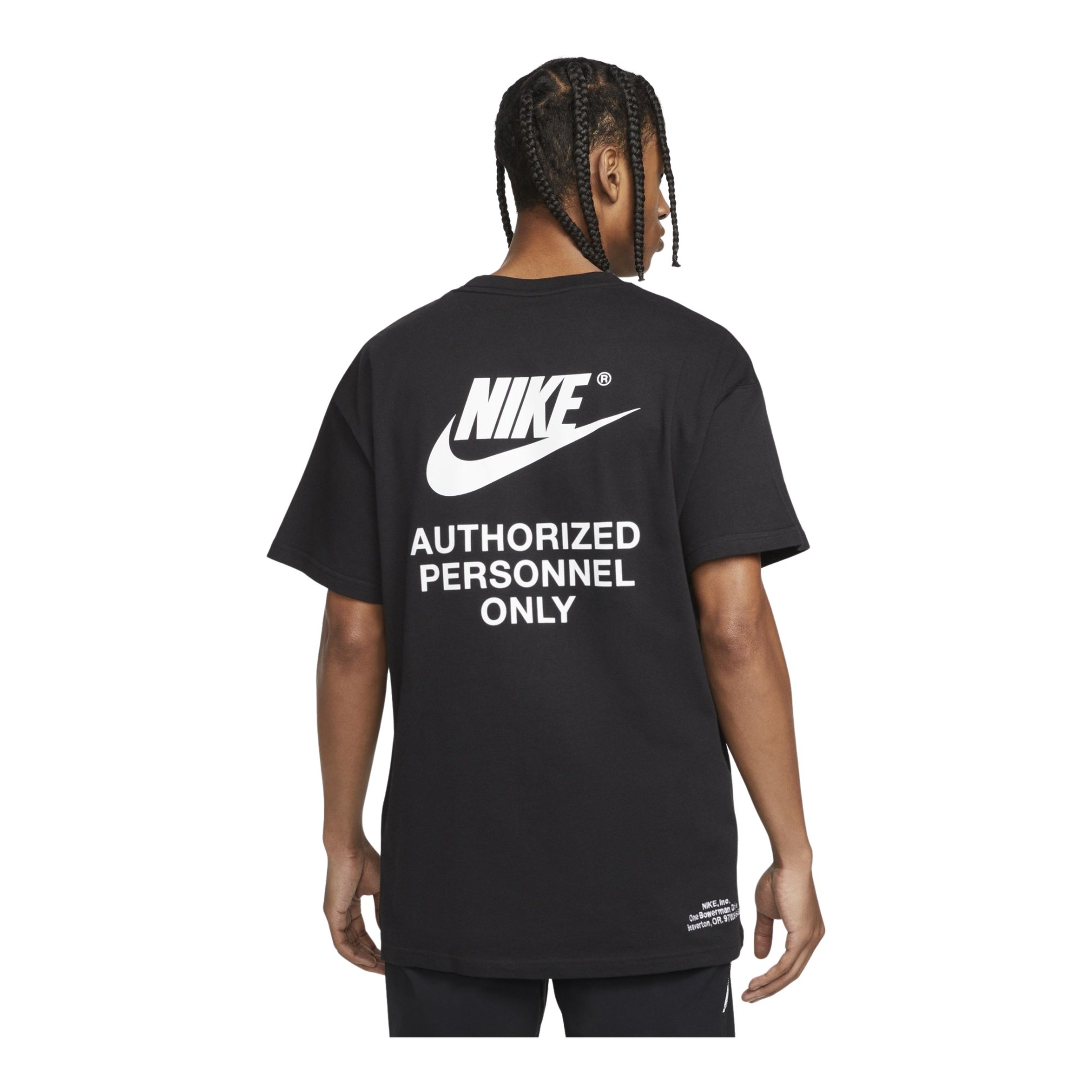 Nike Sportswear ''Authorized Personnel Only'' Graphic Short-Sleeve Erkek Tişört