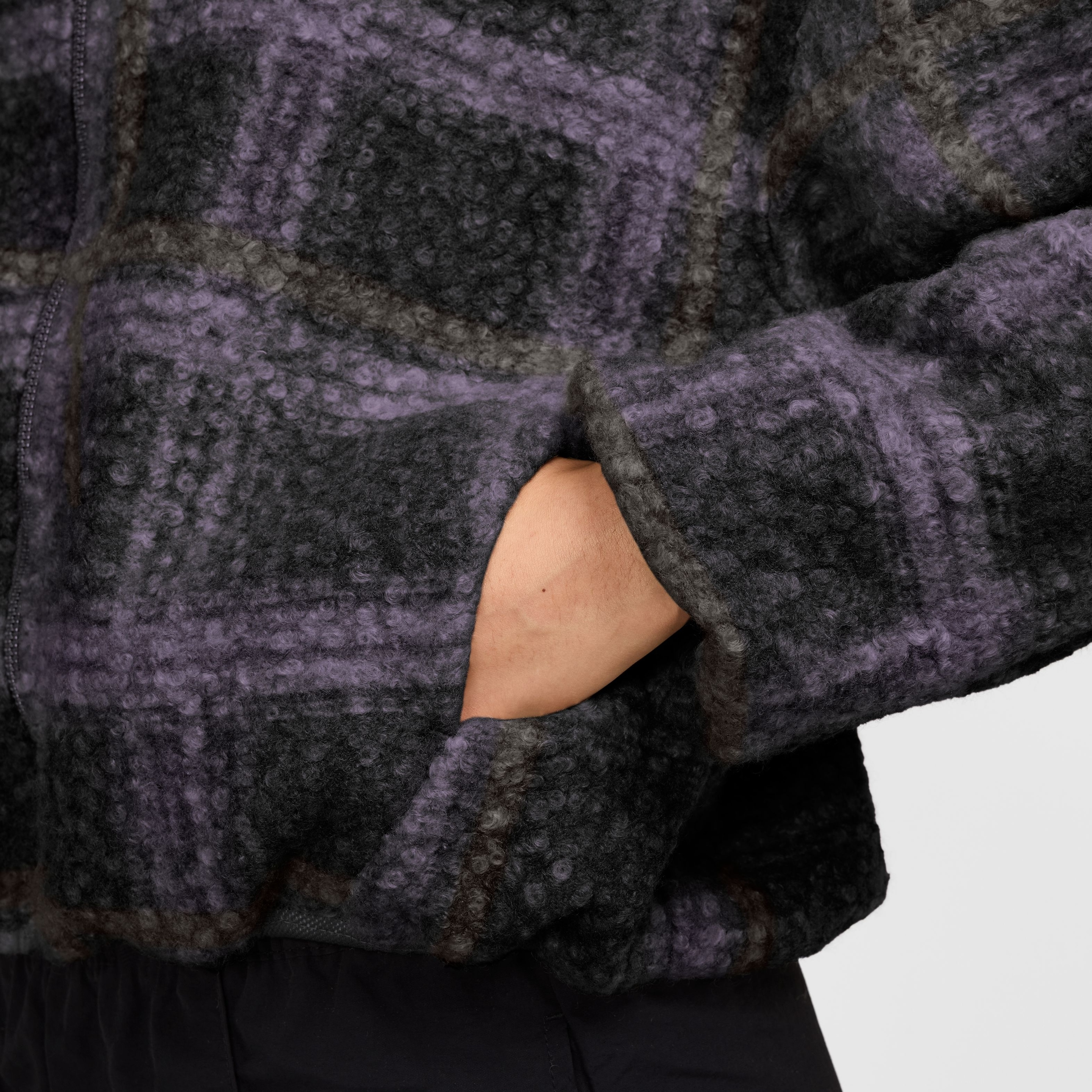Nike Street Aop Sherpa Kadın Ceket