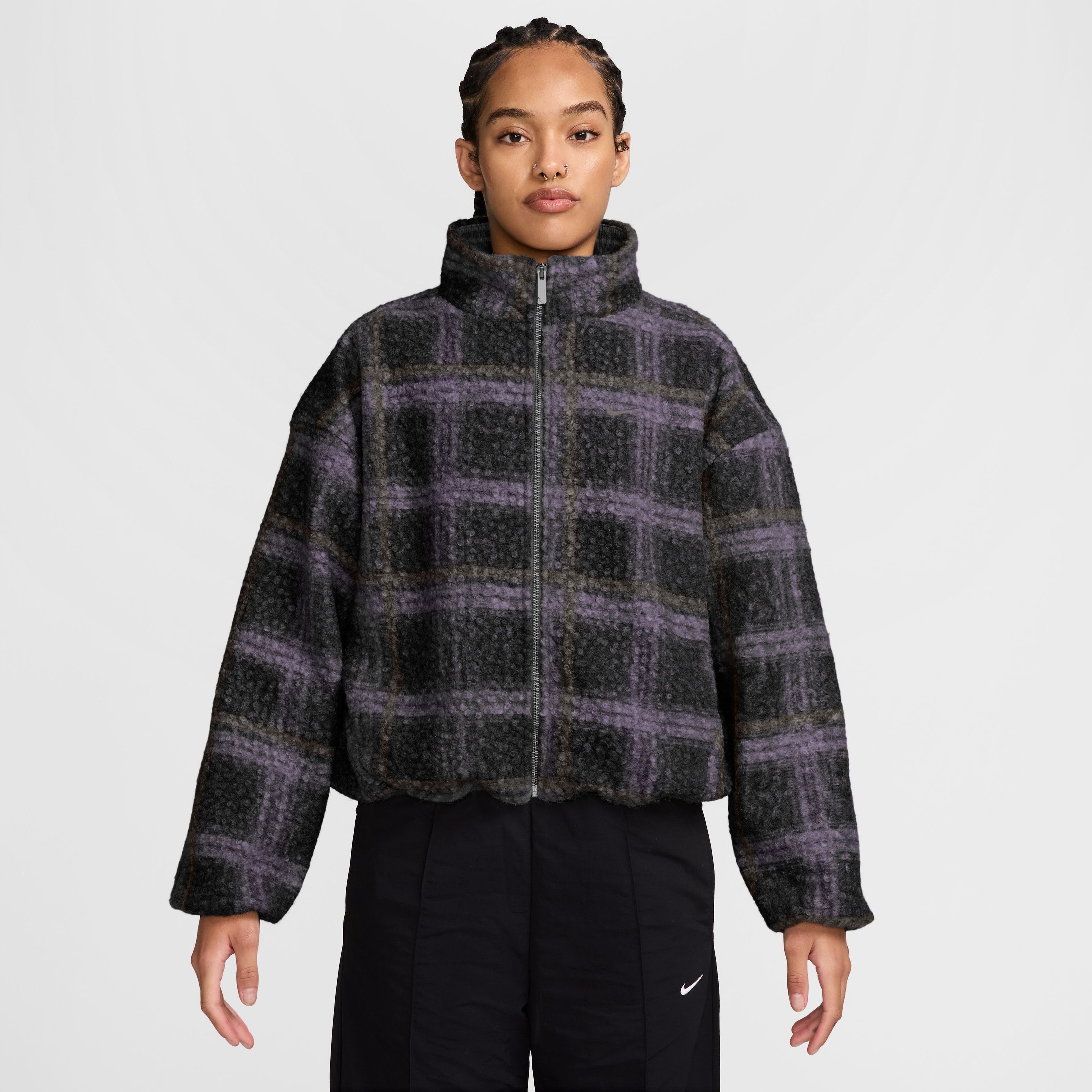 Nike Street Aop Sherpa Kadın Ceket