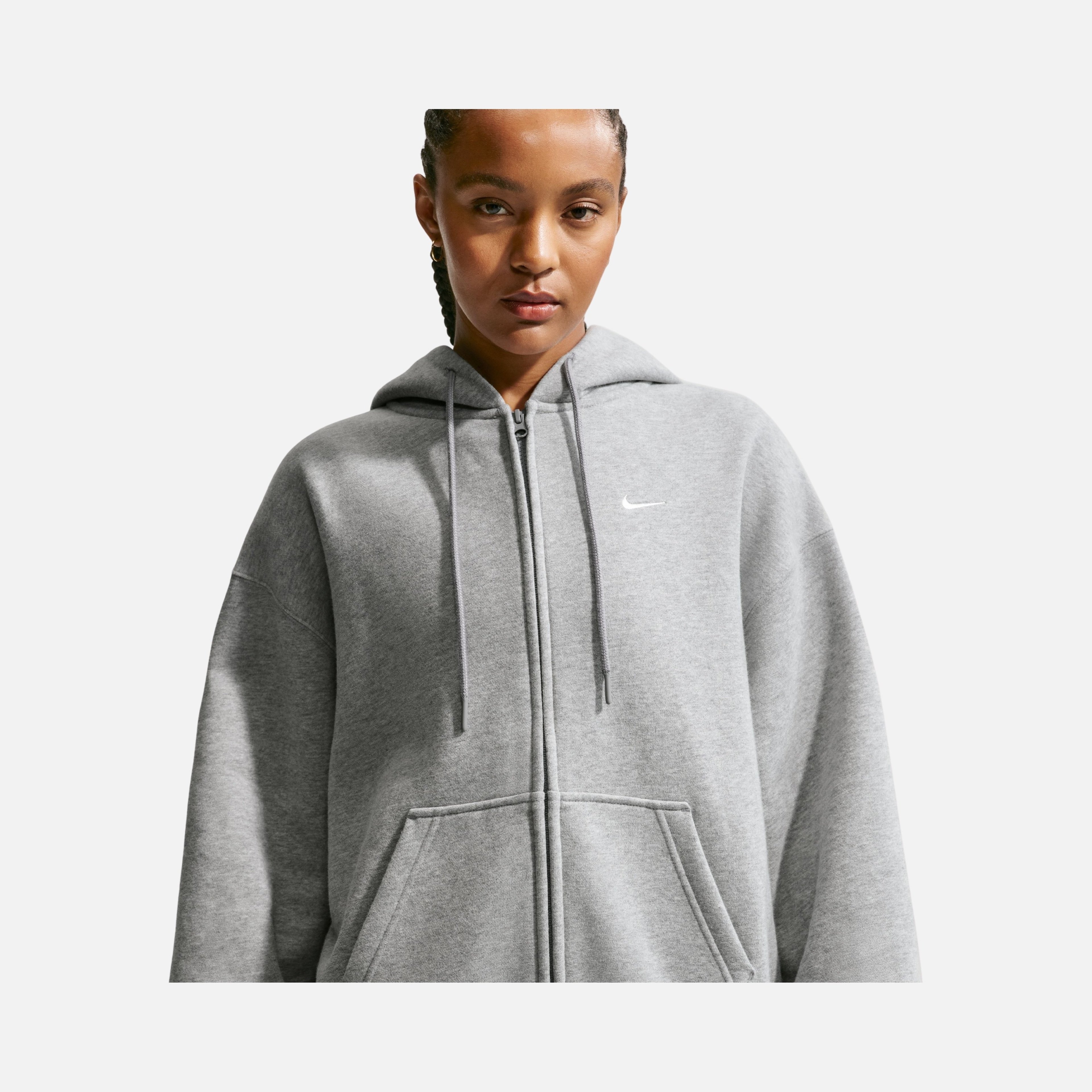 Nike Studio Fleece Medium Weight Oversized Full-Zip Kadın Ceket