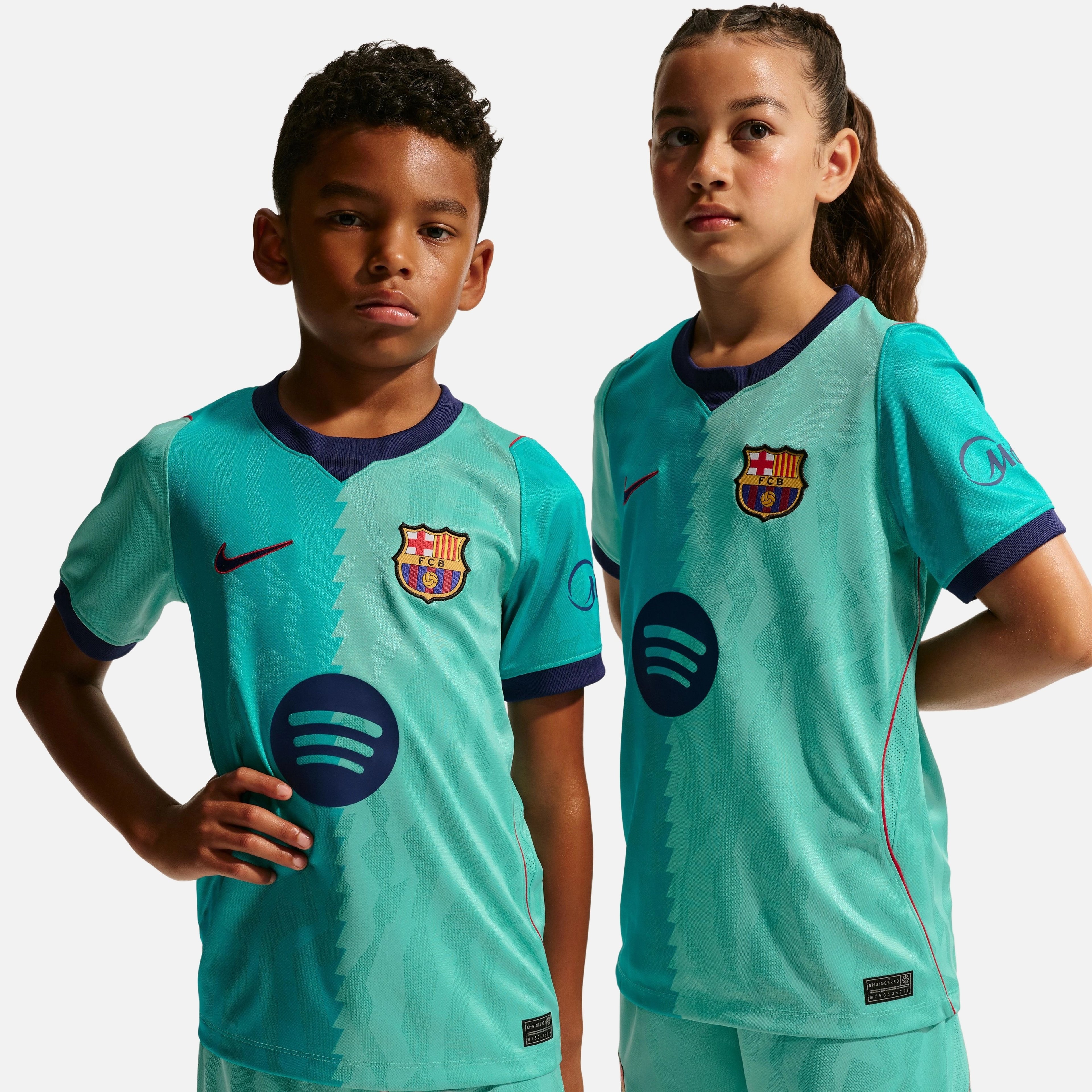 Nike FC Barcelona 26/27 Dri-FIT Stadium Üçüncü Çocuk Forma