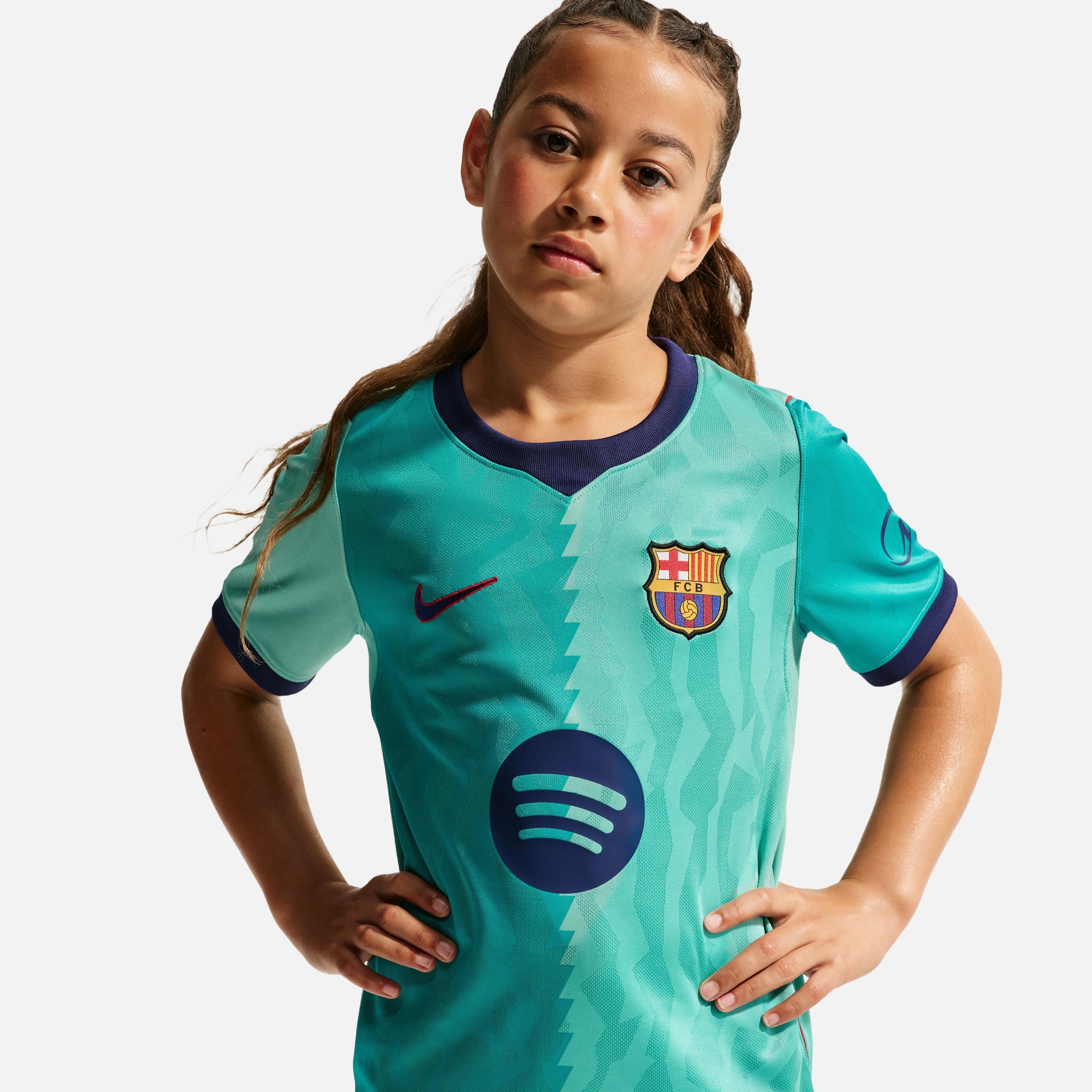 Nike FC Barcelona 26/27 Dri-FIT Stadium Üçüncü Çocuk Forma