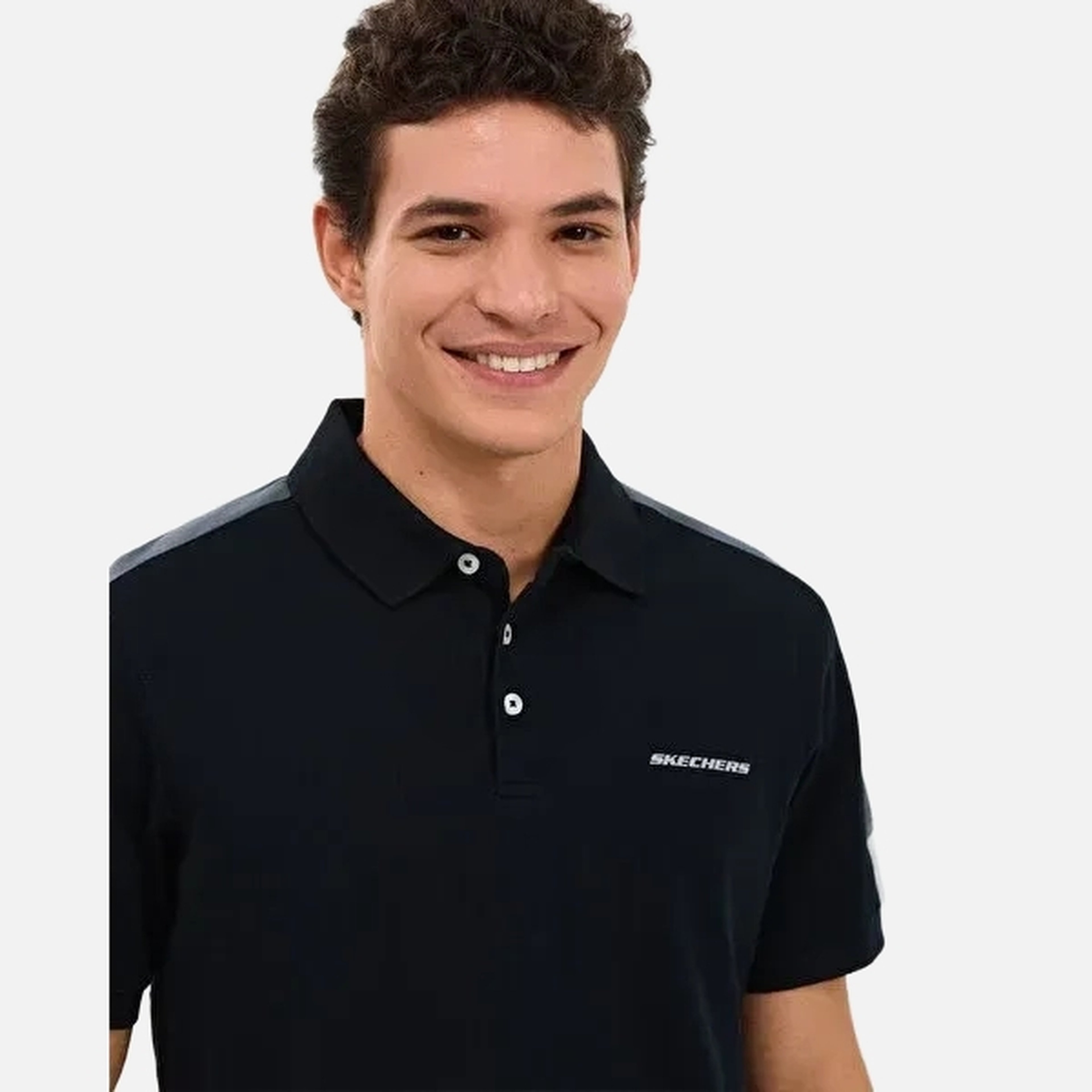 Skechers Colorblock Erkek Polo Tişört